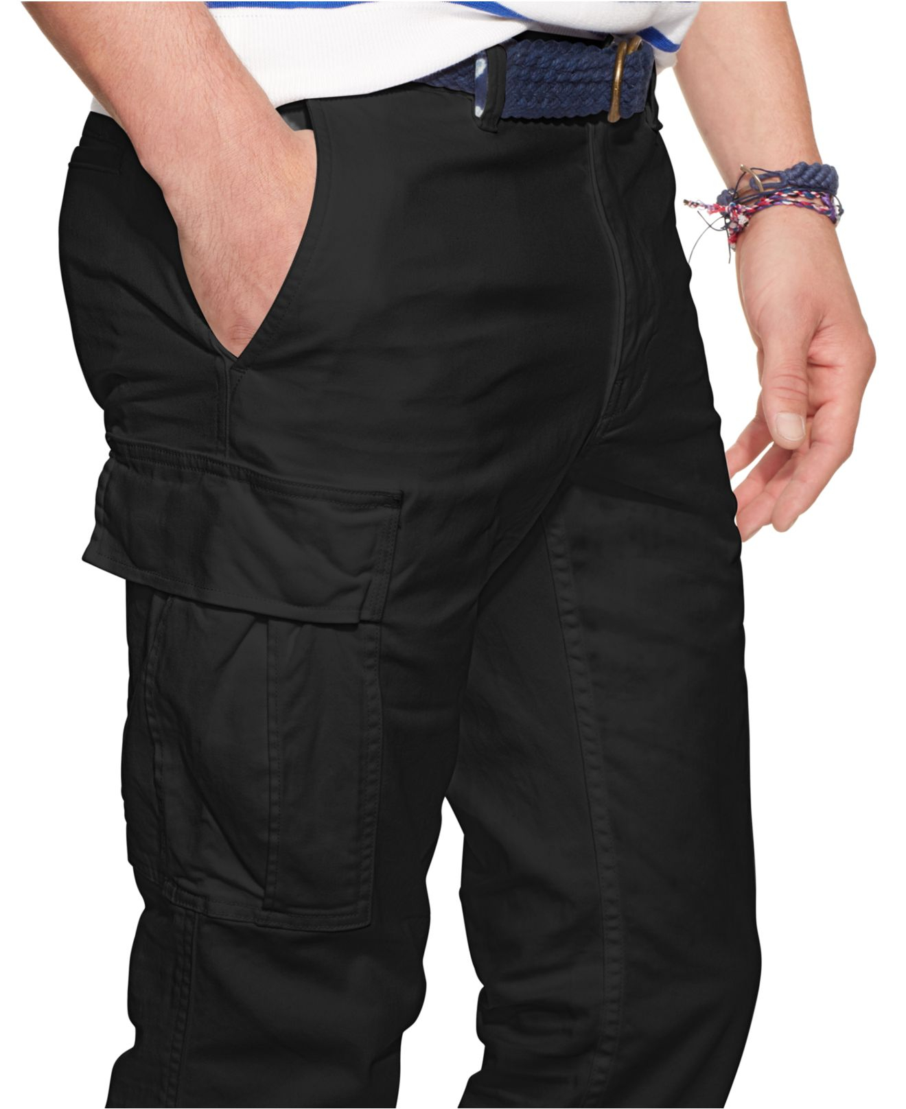 ralph lauren black cargo pants