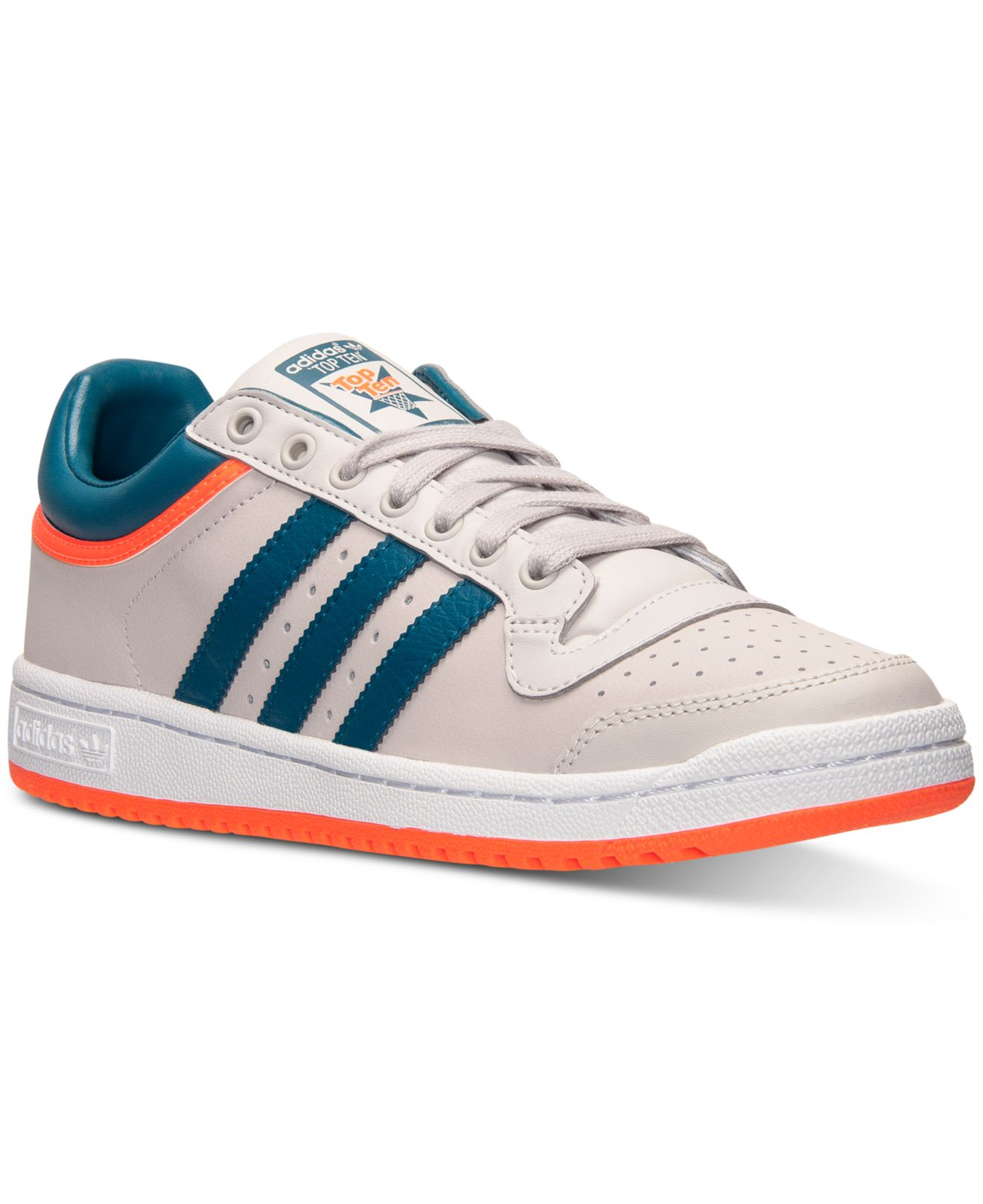 Lyst Adidas  Originals Men s Top  Ten Lo Casual Sneakers  