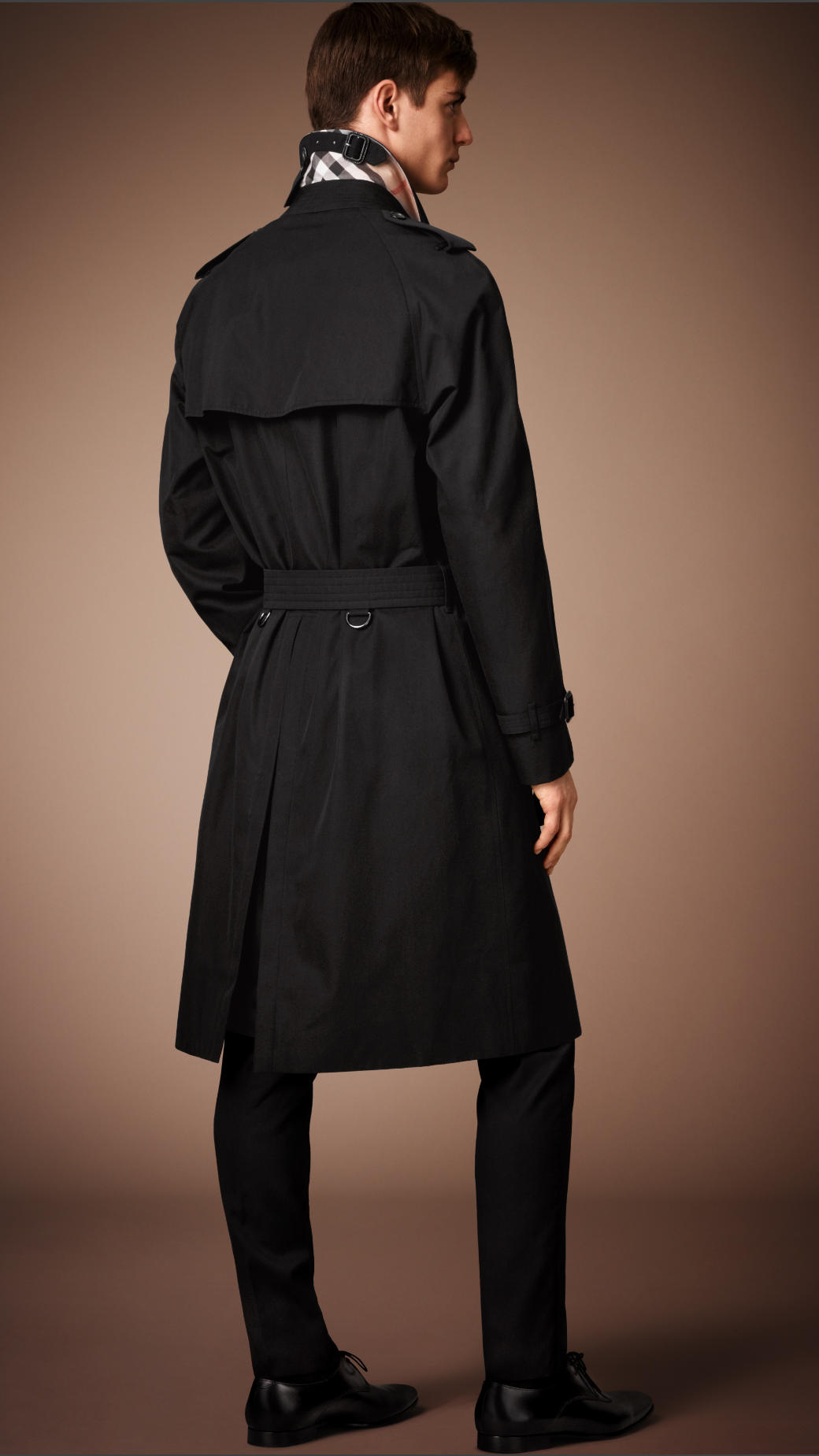 Lyst - Burberry The Westminster - Long Heritage Trench Coat in Black ...