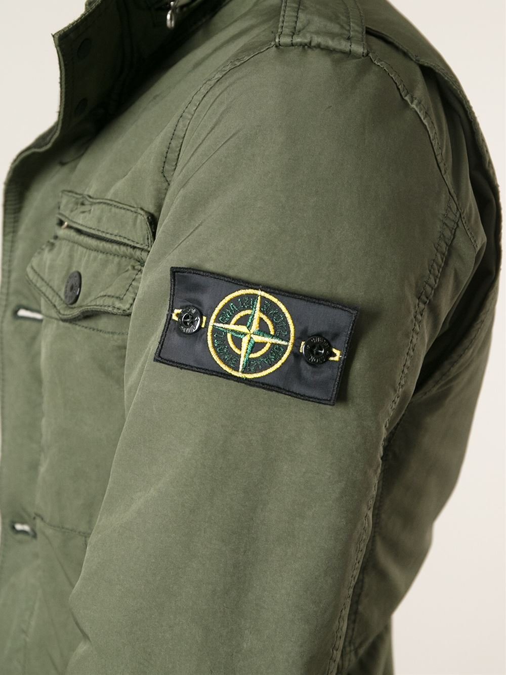 stone island green t shirt