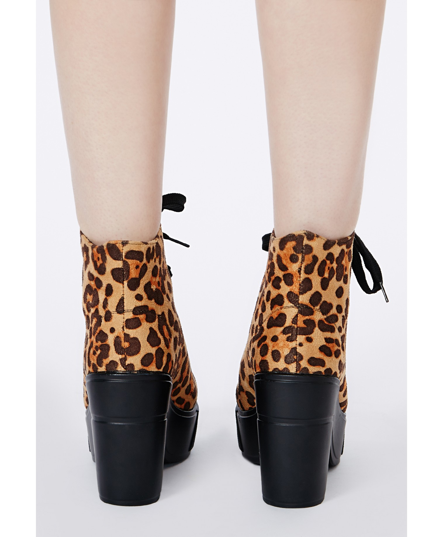 platform leopard boots