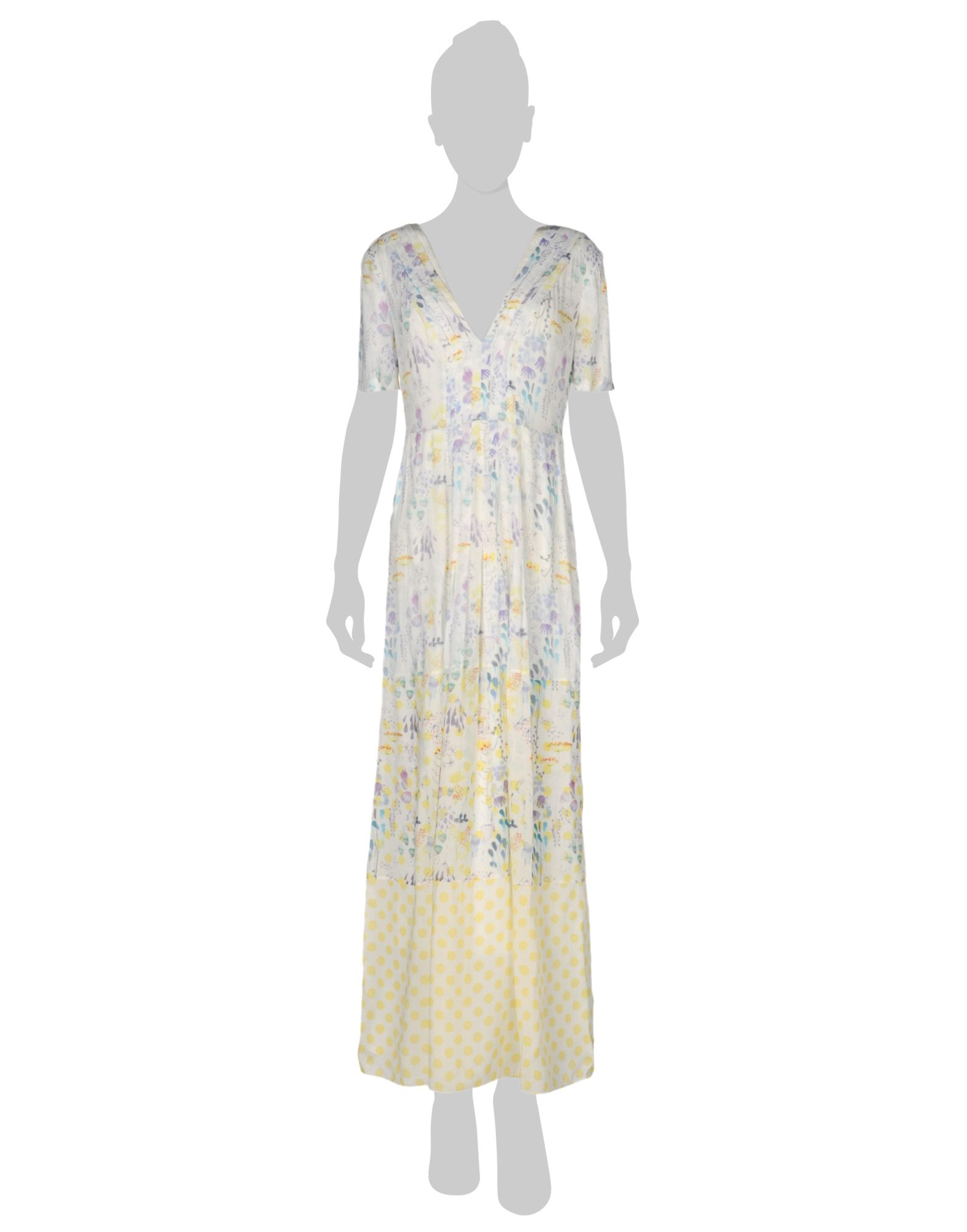 Antik batik  Long  Dress  in White Lyst