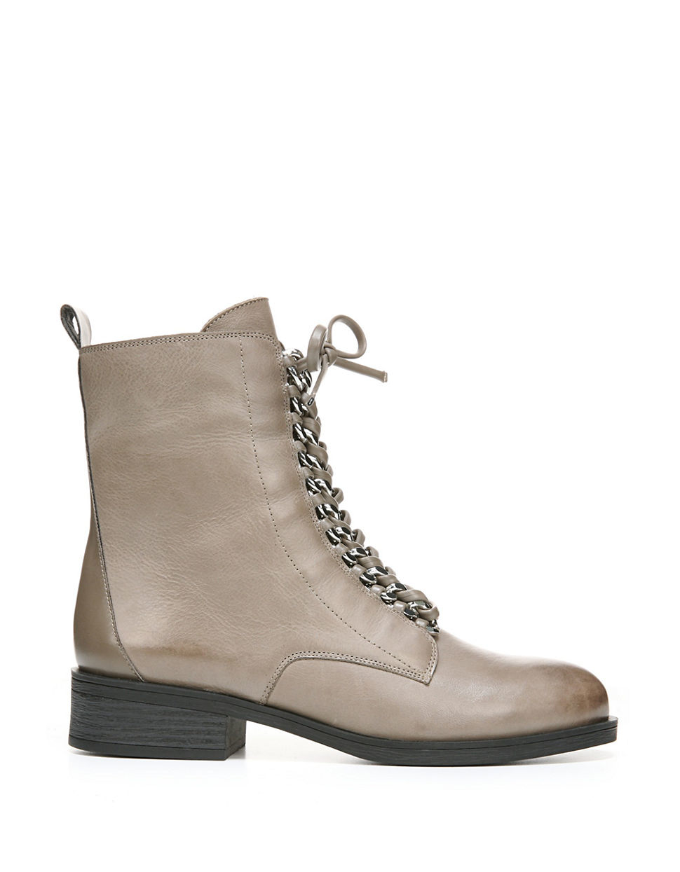 Fergie Nemo Leather Ankle Boots in Gray - Lyst Fergie Shoes