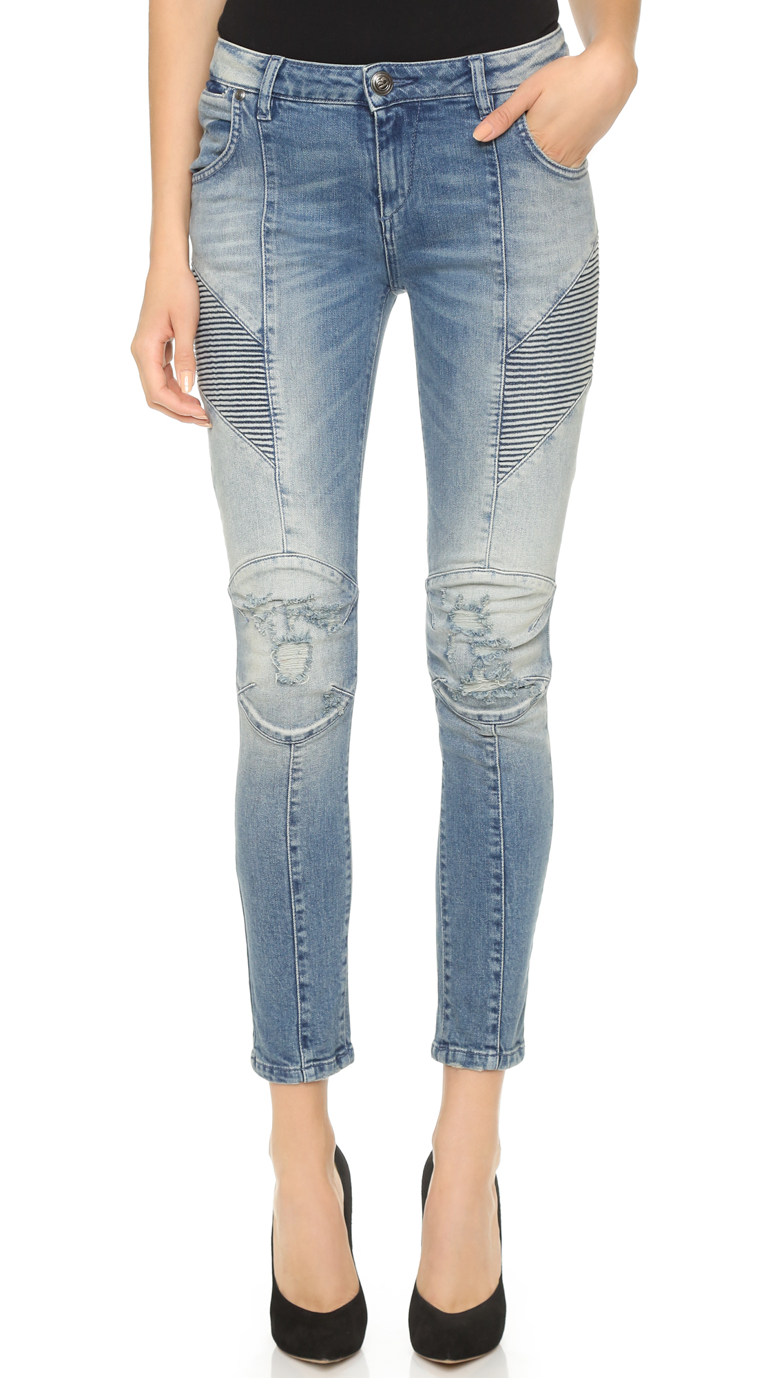 balmain cargo jeans