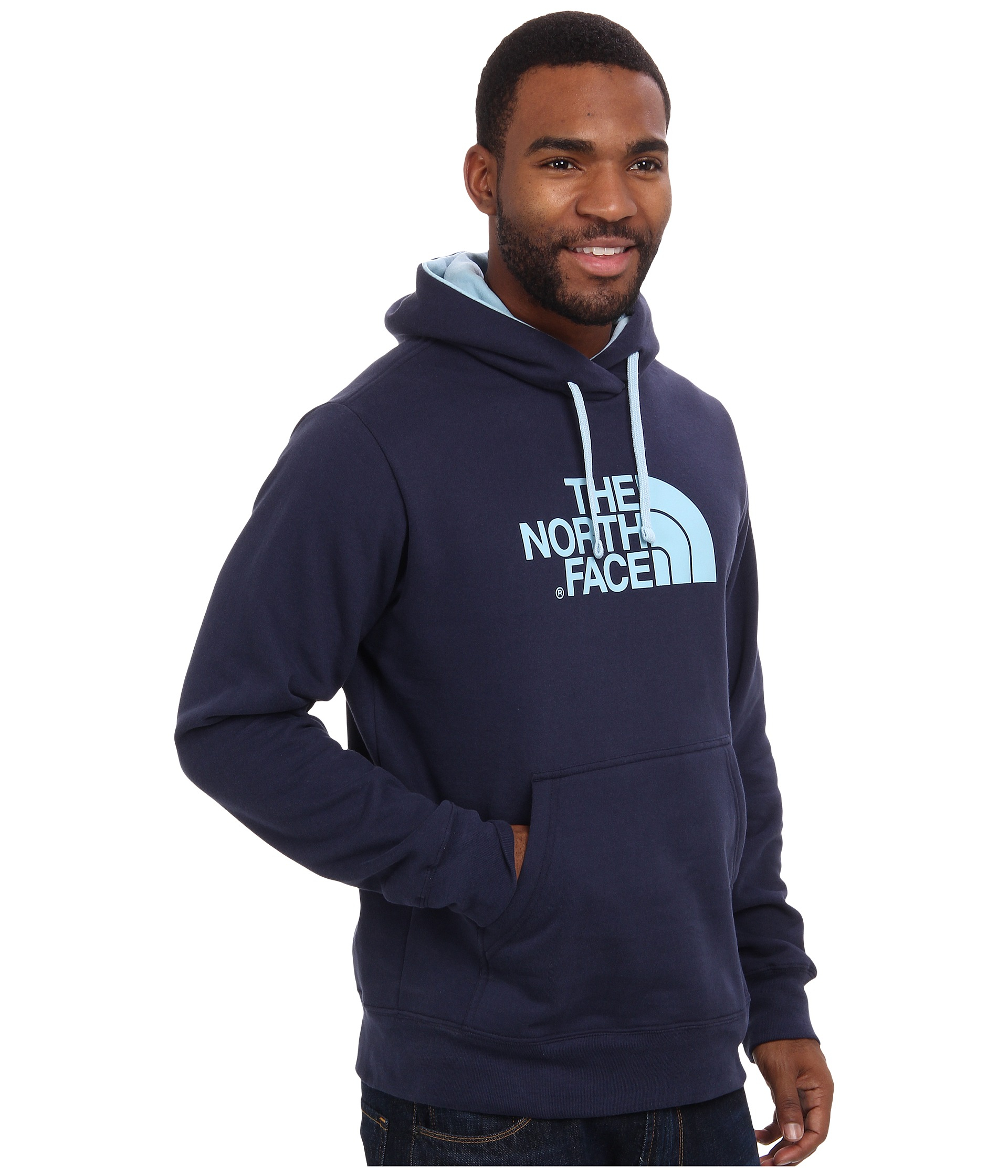 The north face Half Dome Hoodie in Blue for Men (Cosmic Blue/Nimbus ...
