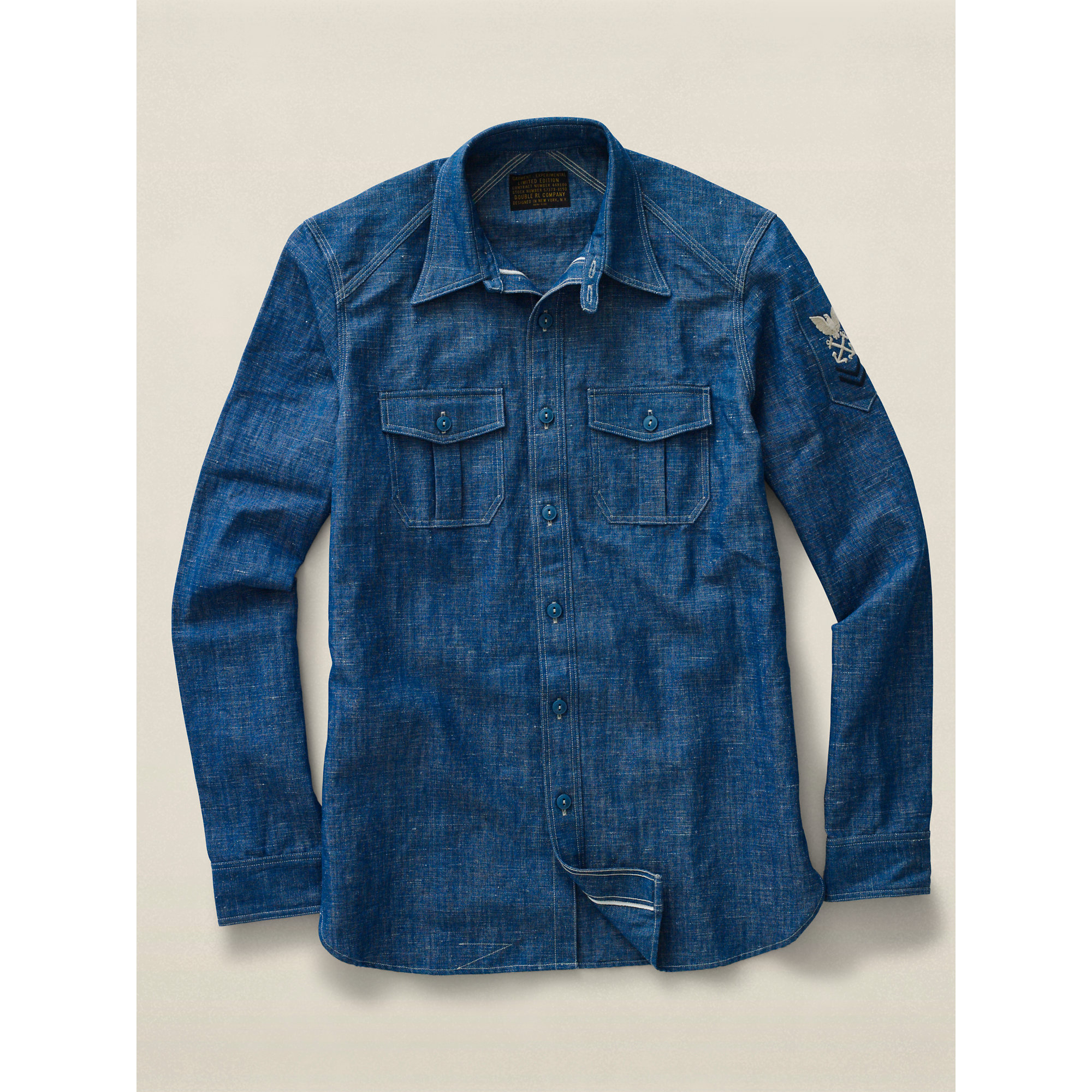 Lyst - RRL Limited-Edition Worthy Shirt in Blue for Men