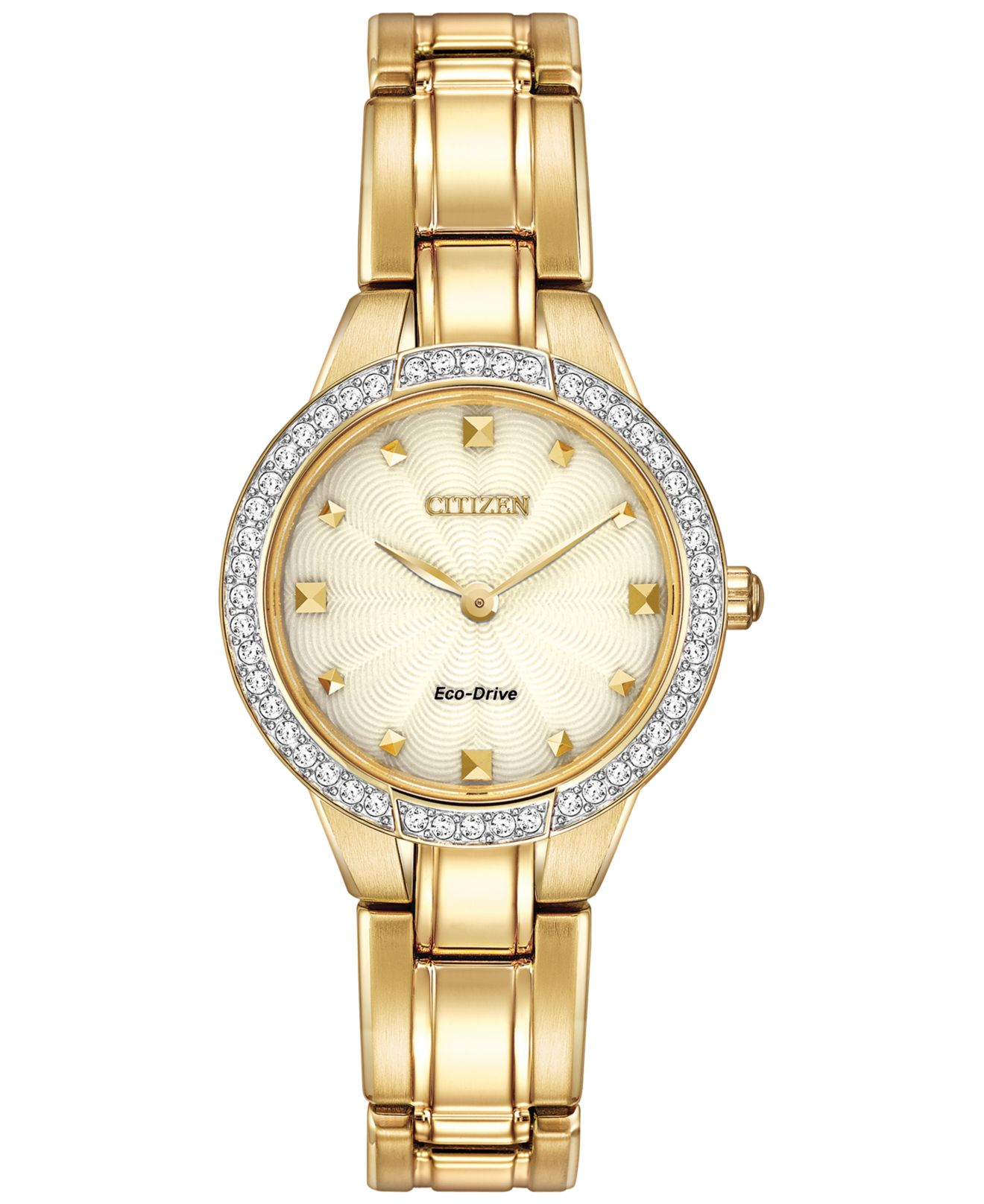 citizen gold watch and bracelet