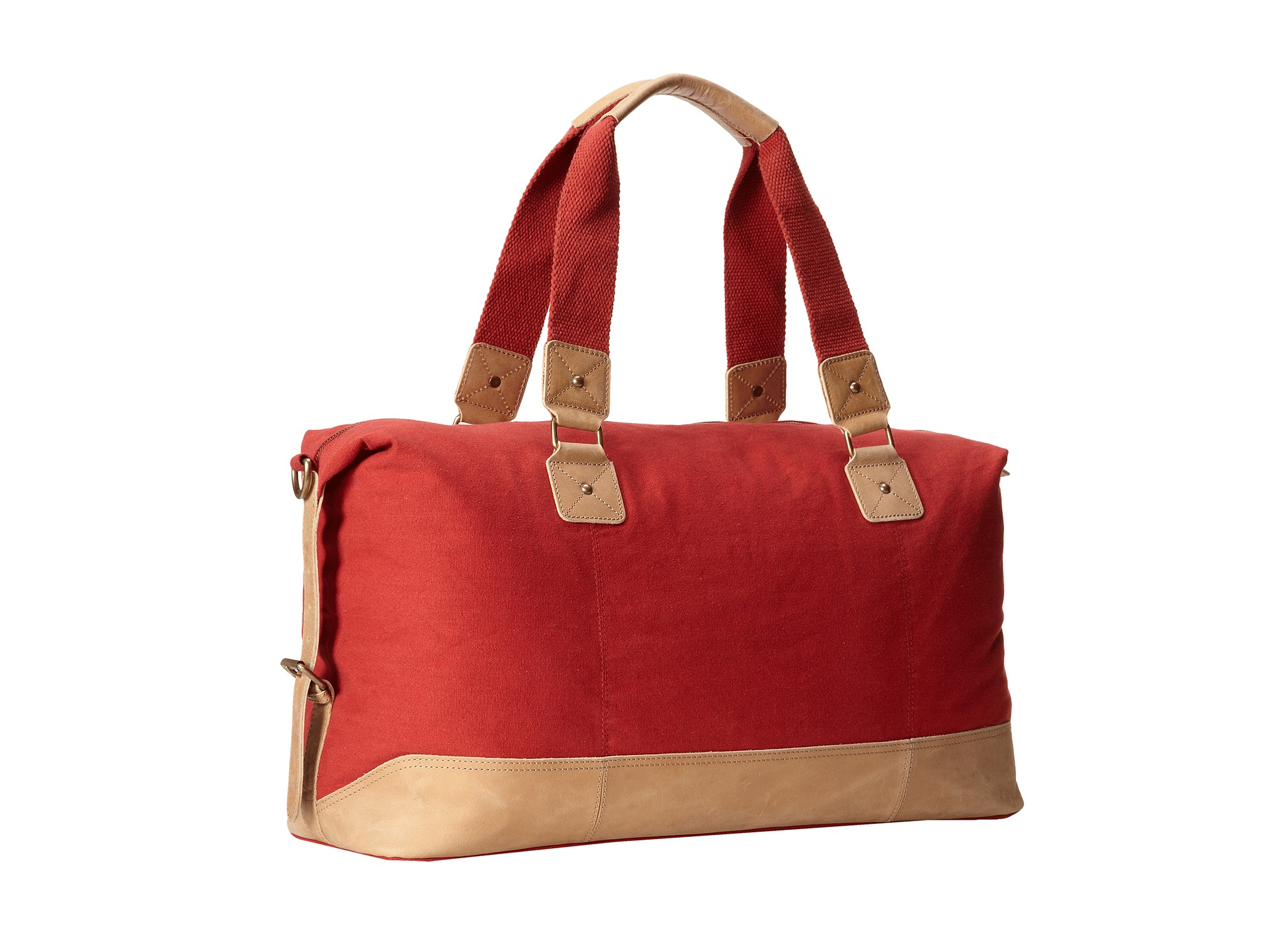 Original penguin Canvas Weekend Bag in Red for Men (Pompeian Red ...  