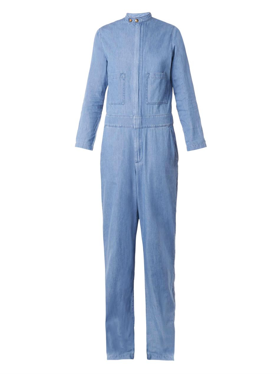 Aries Cipputi Denim Boiler Suit in Blue | Lyst