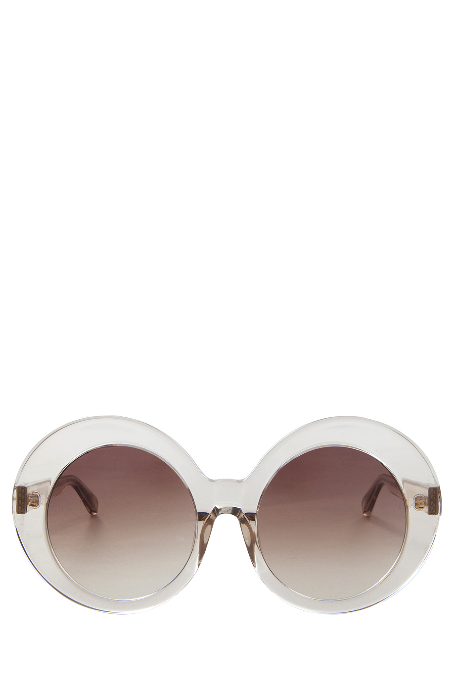 Linda Farrow Pink Acetate Round Sunglasses Lyst Linda Farrow Pink Acetate Round Sunglasses Lyst