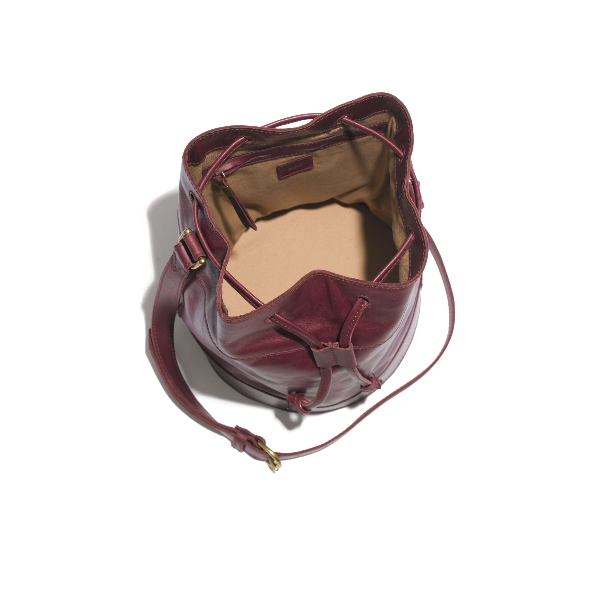 Madewell The Large Drawstring Bucket Bag in Purple Lyst