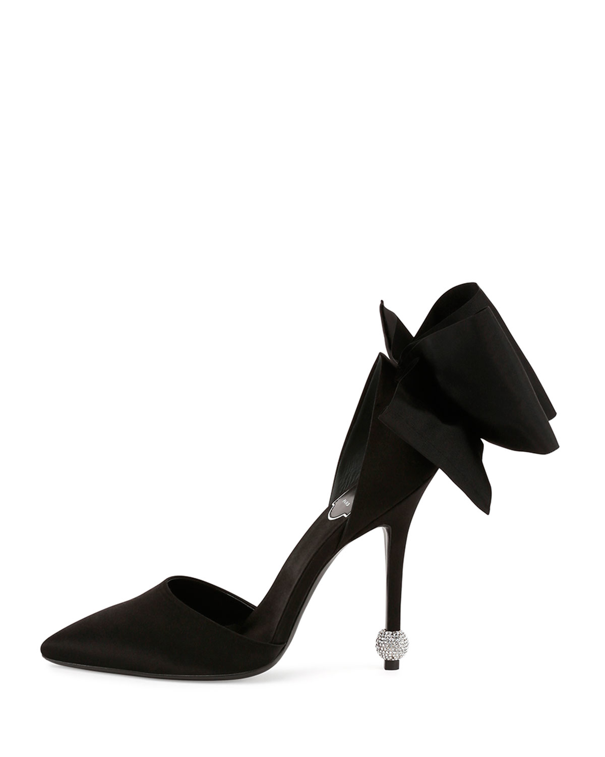 crystal bow pumps