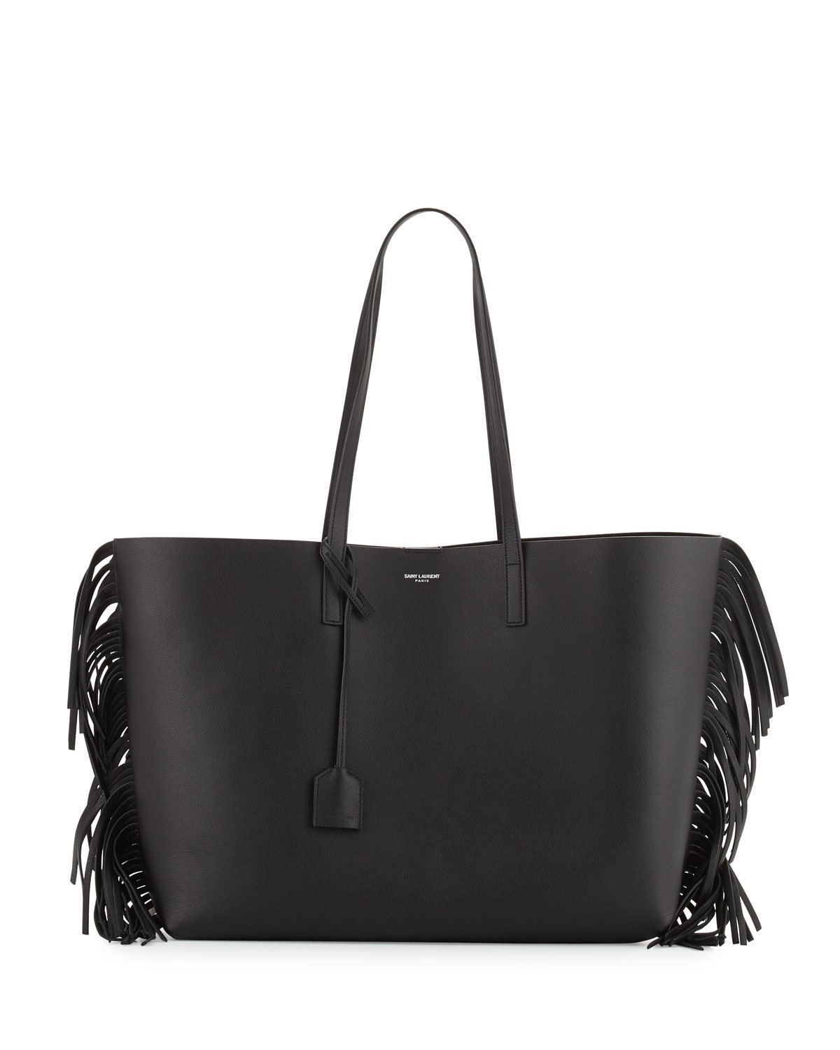 ysl black fringe bag