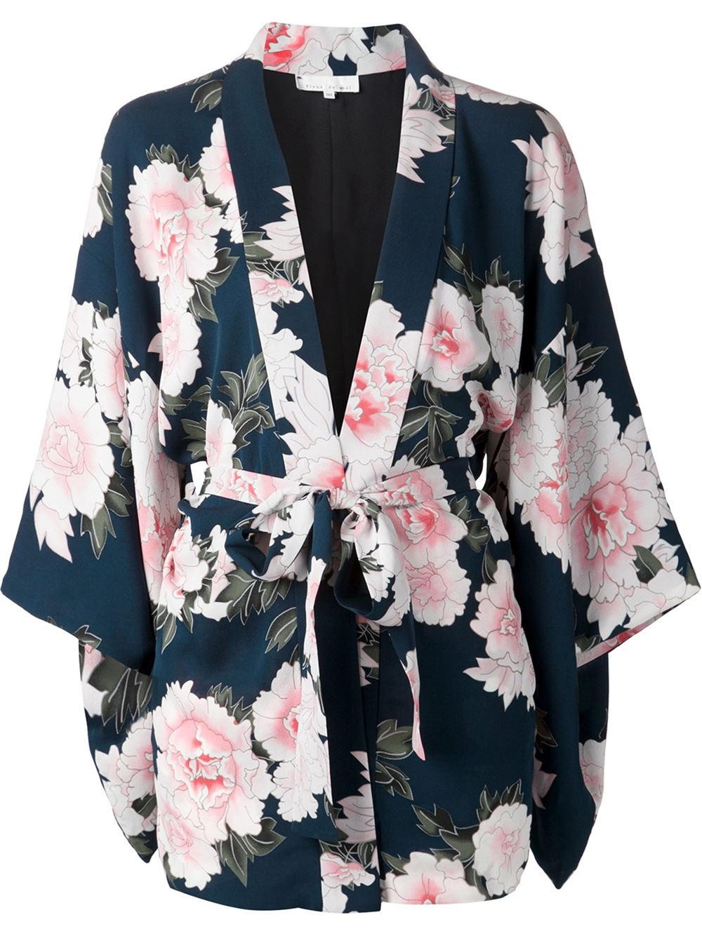 Fleur du mal Floral Haori Kimono in Blue | Lyst