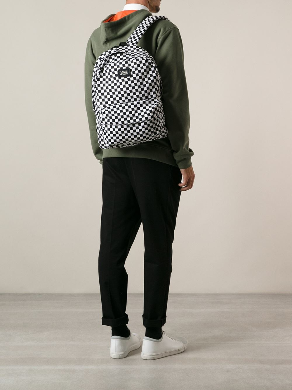 checkered vans bookbag