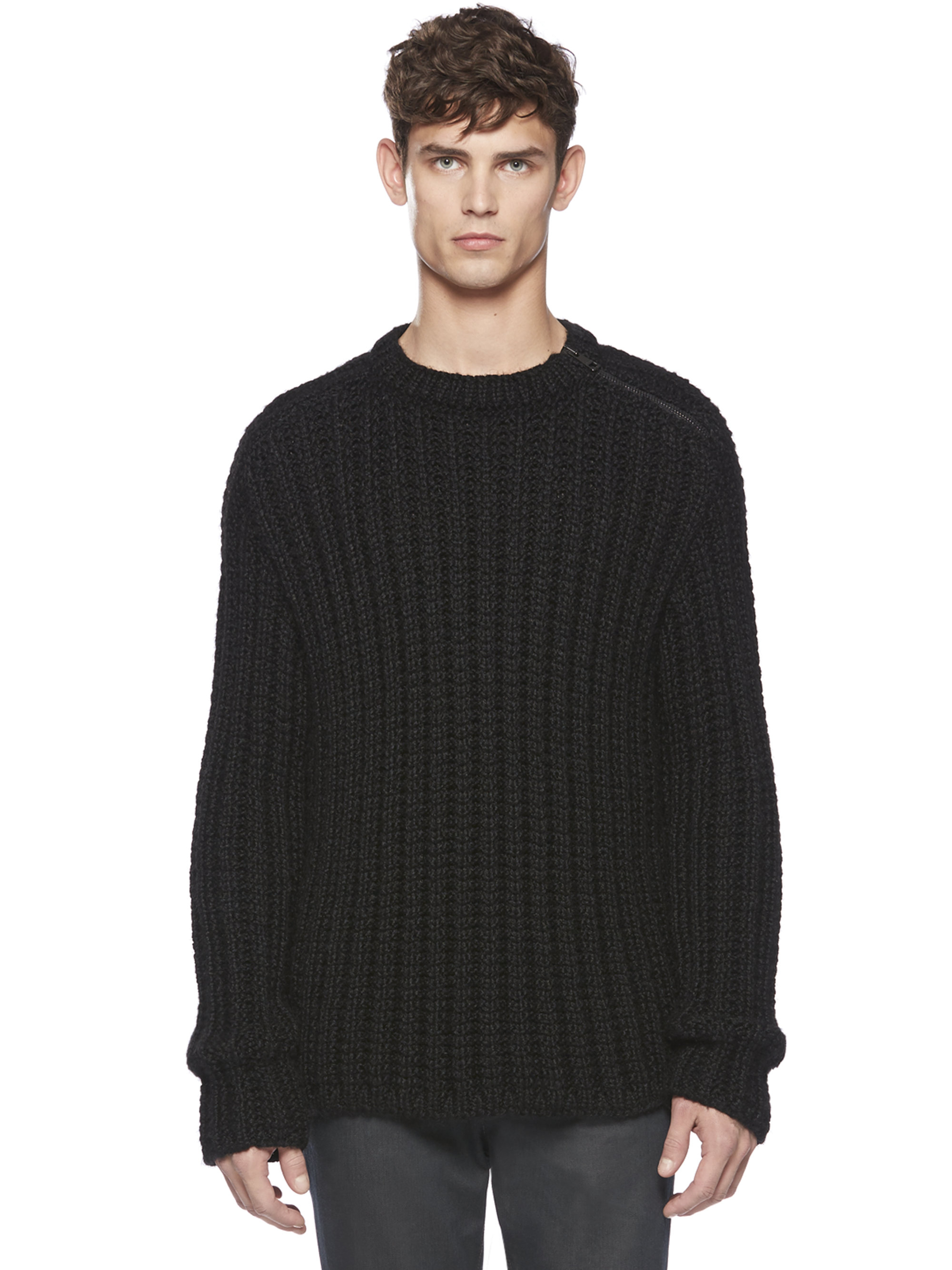 Lyst - Gucci Wool Mohair Sweater in Black for Men