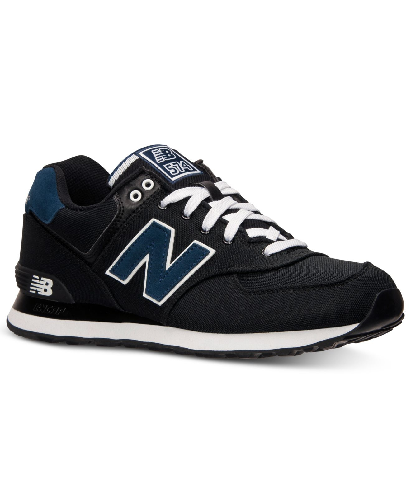 Lyst - New balance Men's 574 Pique Polo Casual Sneakers From Finish ...