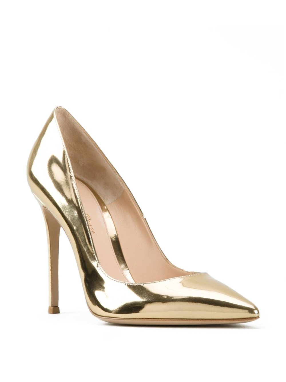 gold flat pumps uk