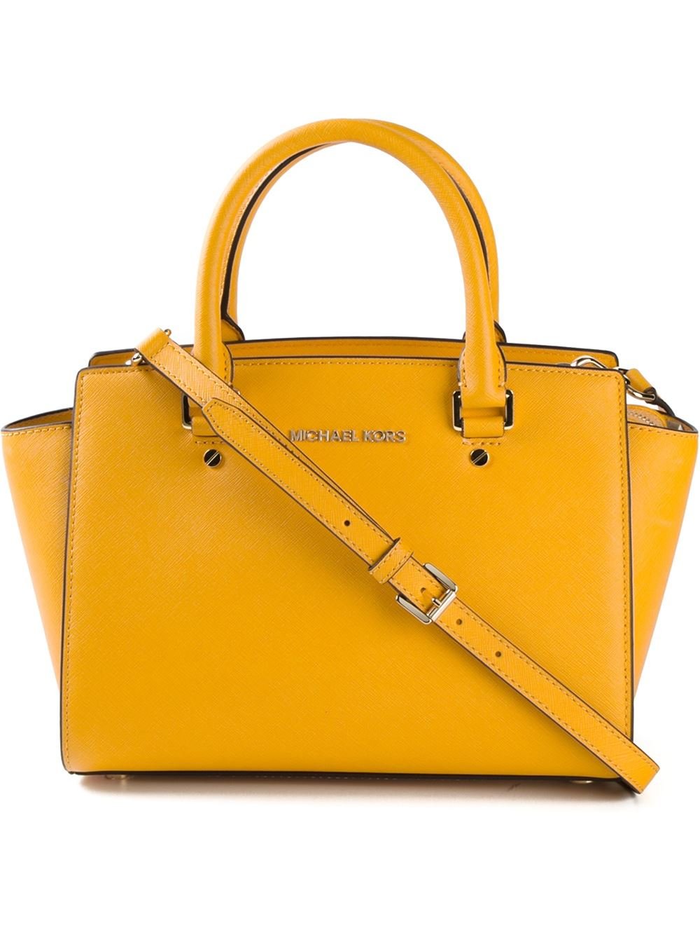 Lyst Michael Kors Selma Tote Bag In Yellow Gallery