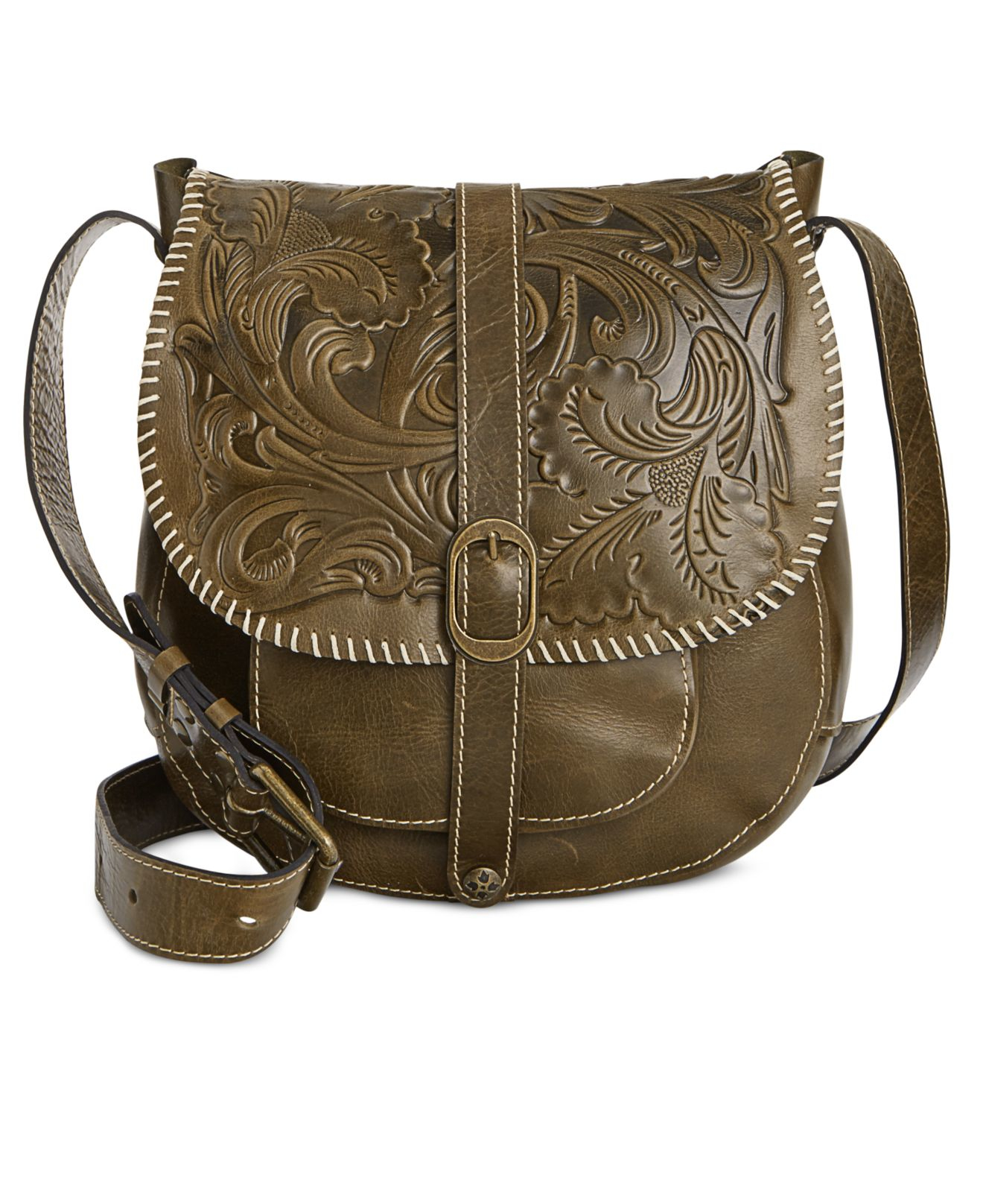 patricia nash crossbody brown