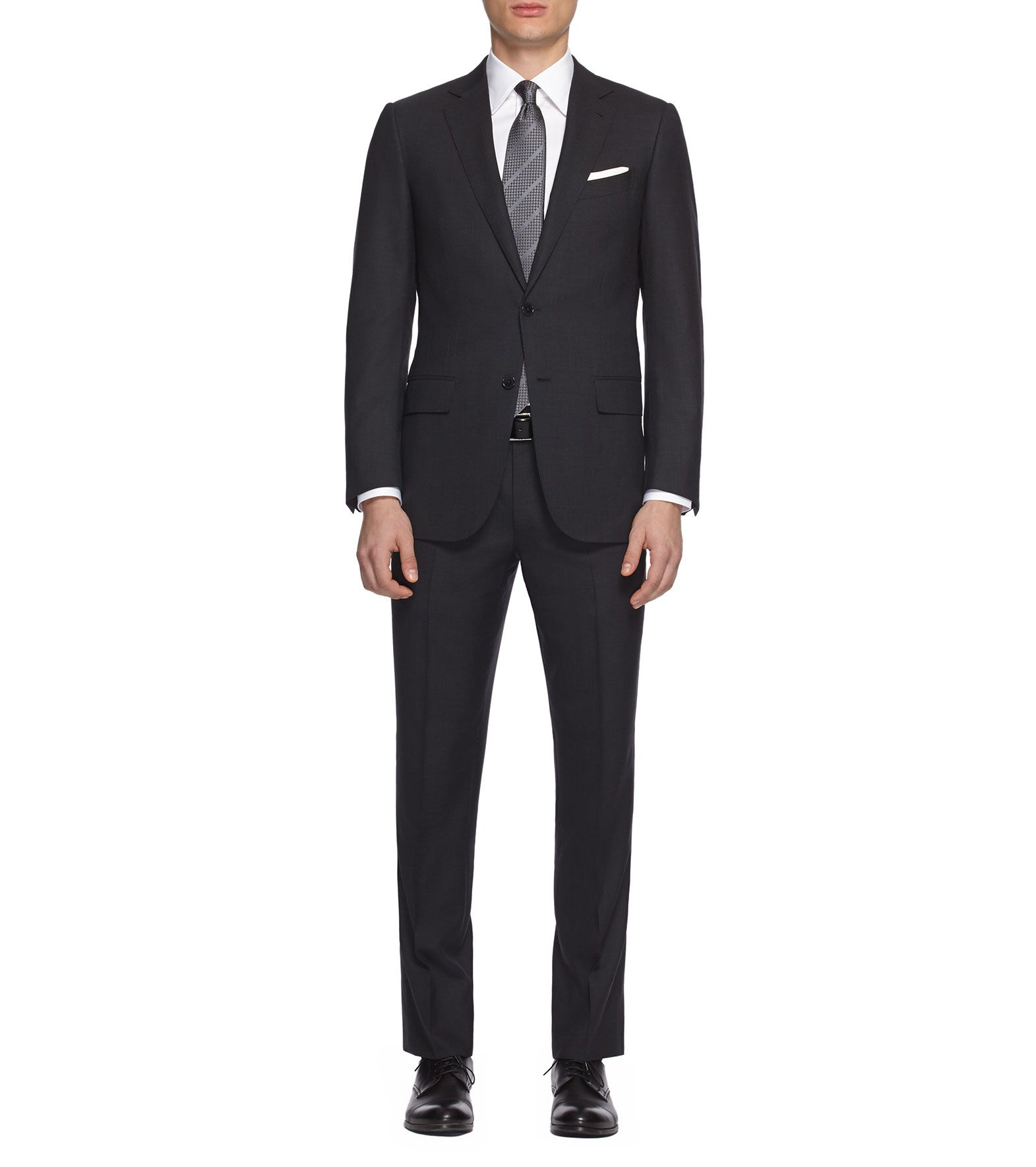 Ermenegildo zegna Two-Button Suit In Pure Cool Effect Wool in Gray for ...