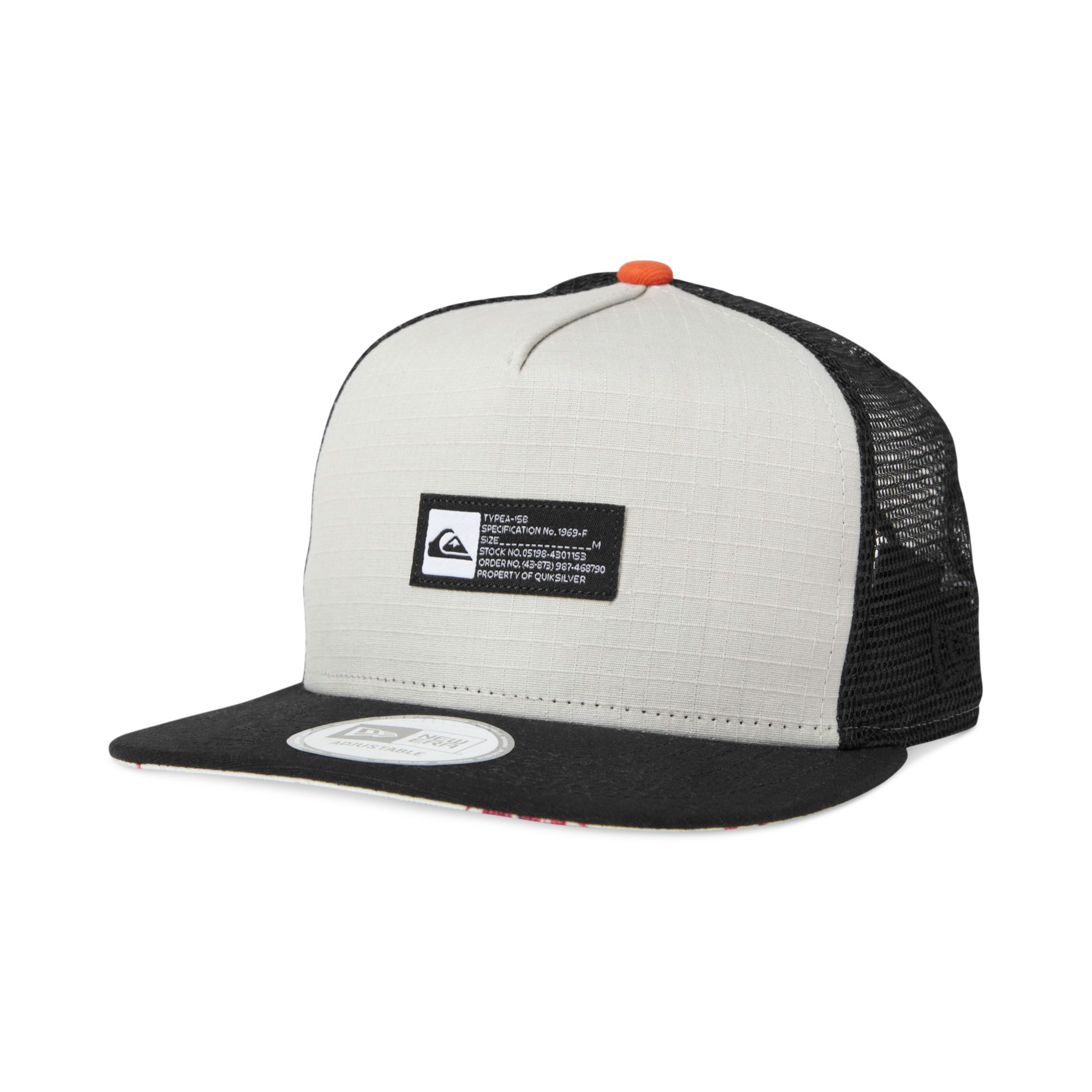 Quiksilver Quad Foam Trucker Hat in Black for Men Lyst