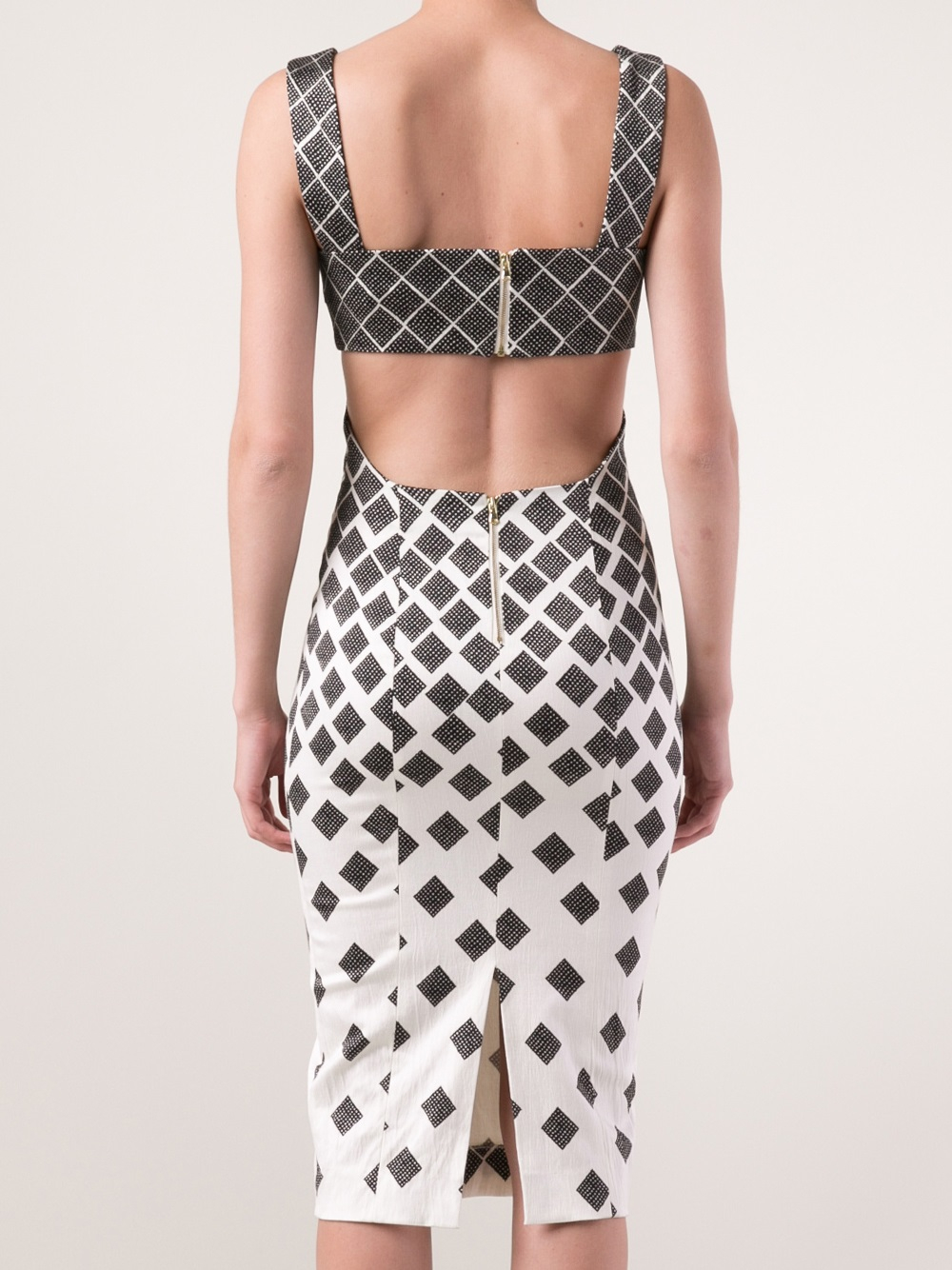 Black cut out elastic hem bralet 2014