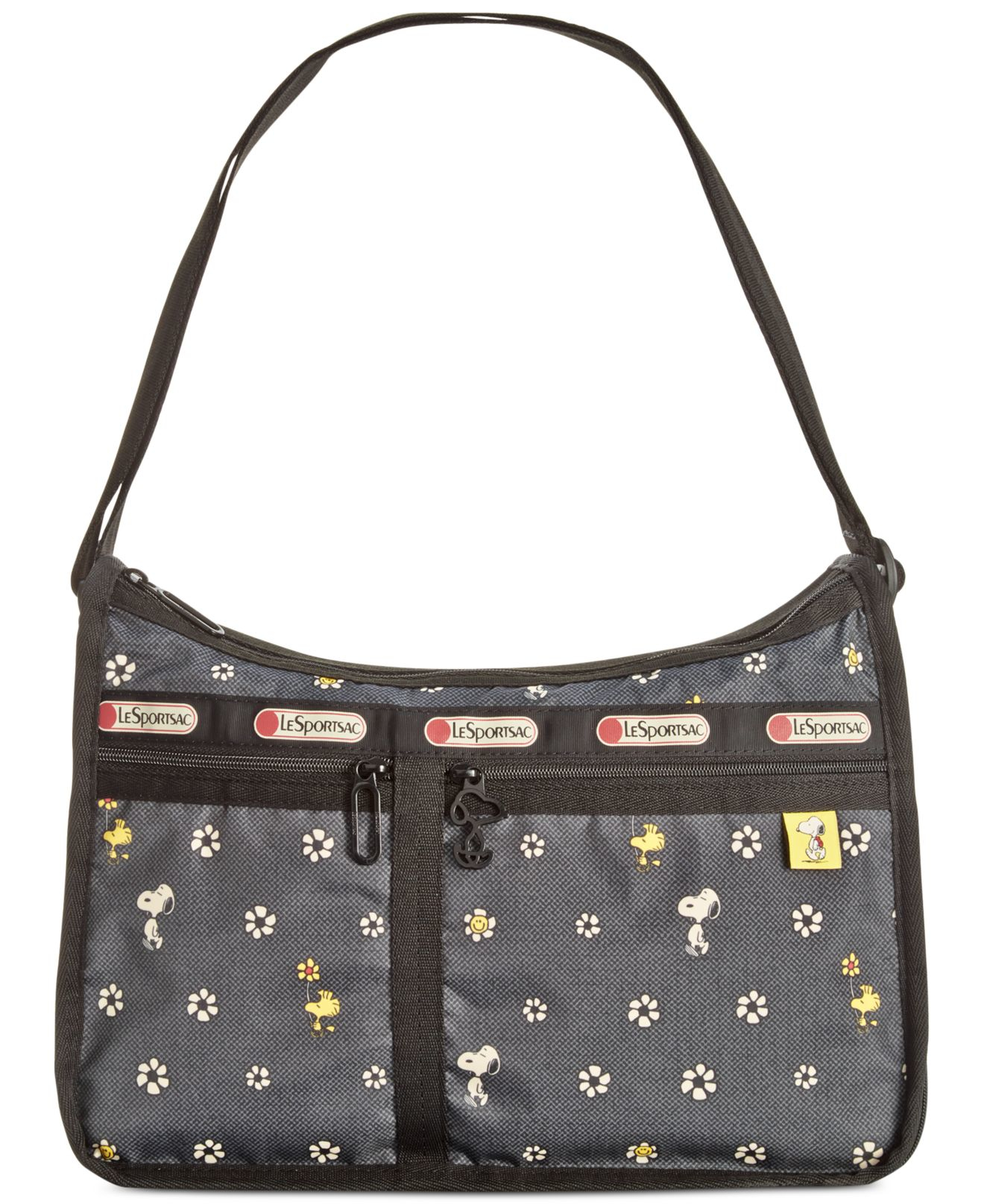 Lesportsac Peanuts Collection Deluxe Everyday Bag in Black Lyst