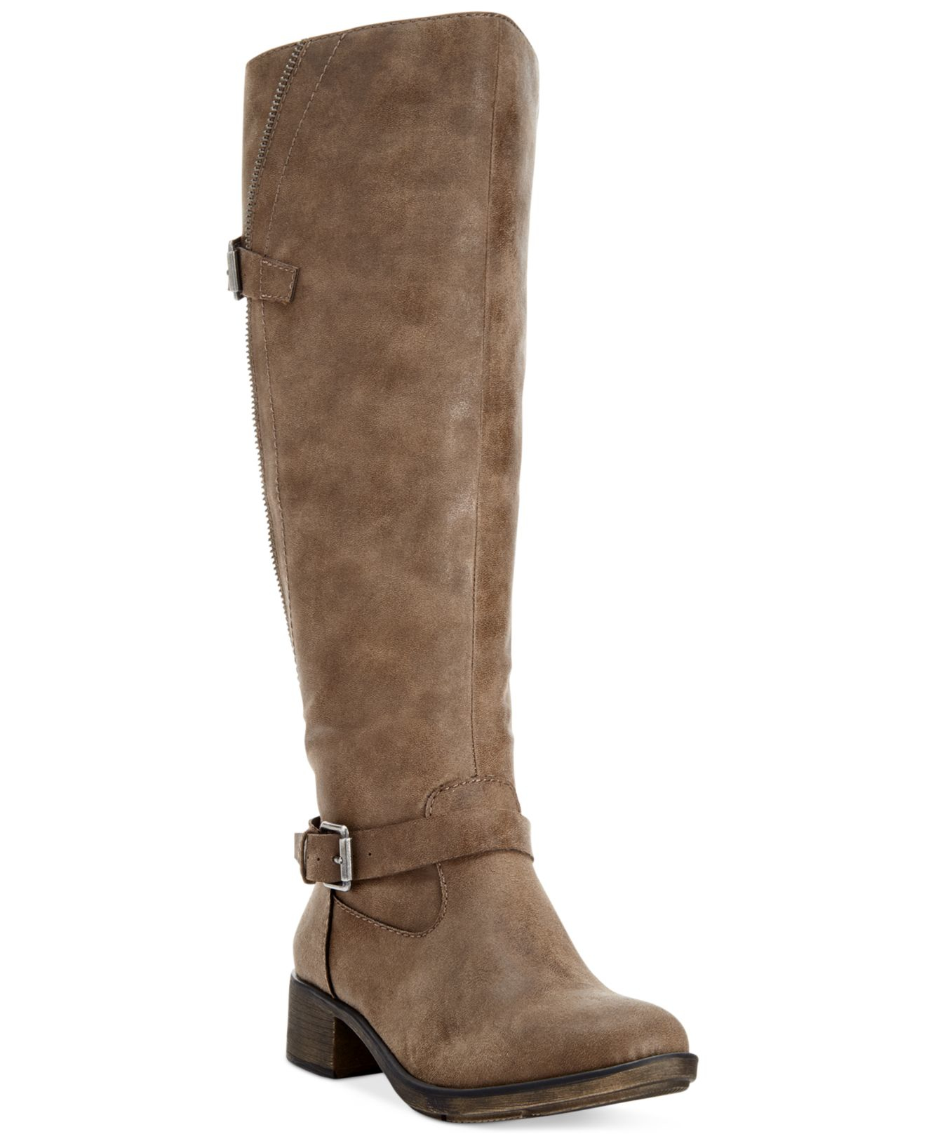 Lyst - Style & Co. Style&co. Gayge Wide Calf Riding Boots, Only At Macy ...