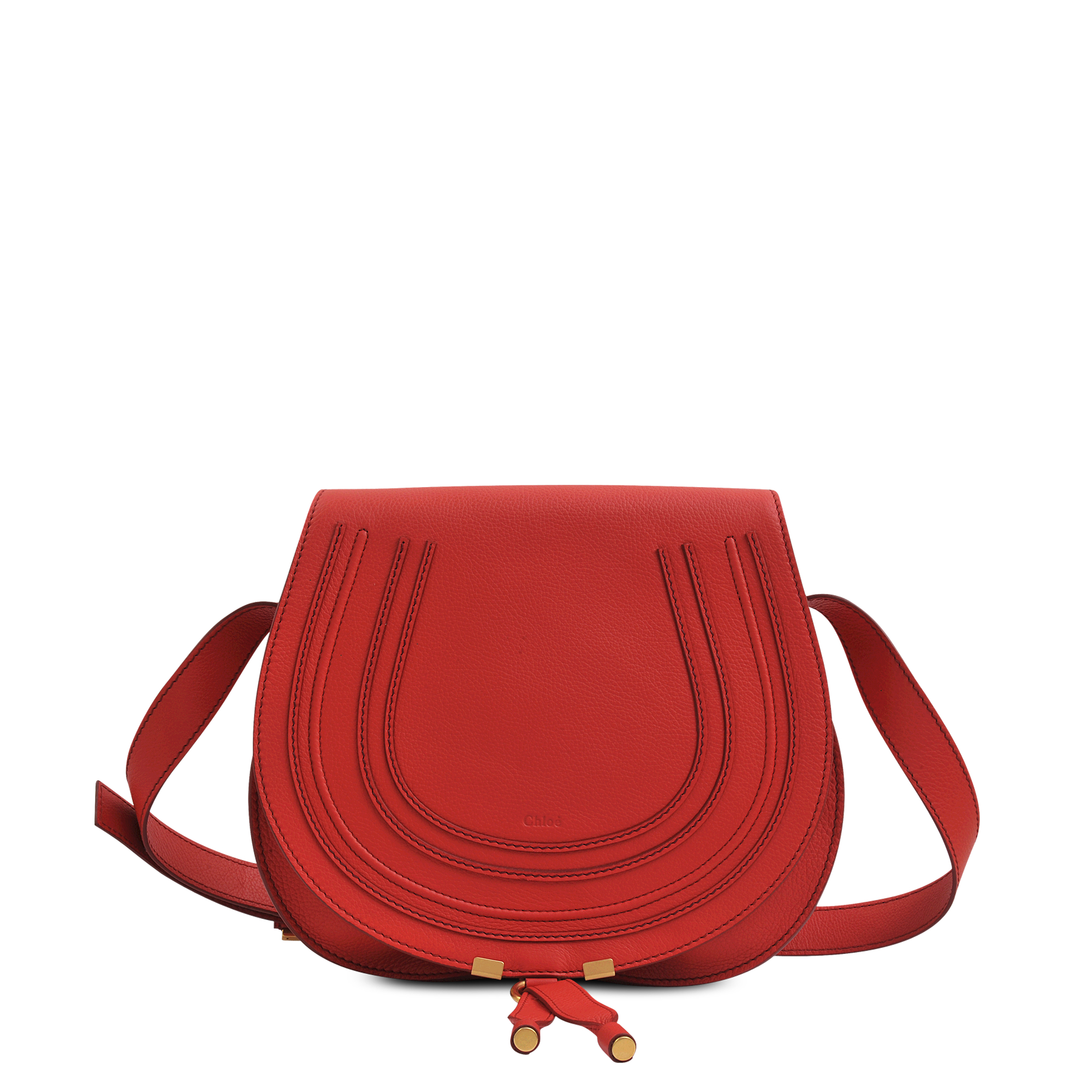 Lyst - Chloé Marcie Messenger in Red