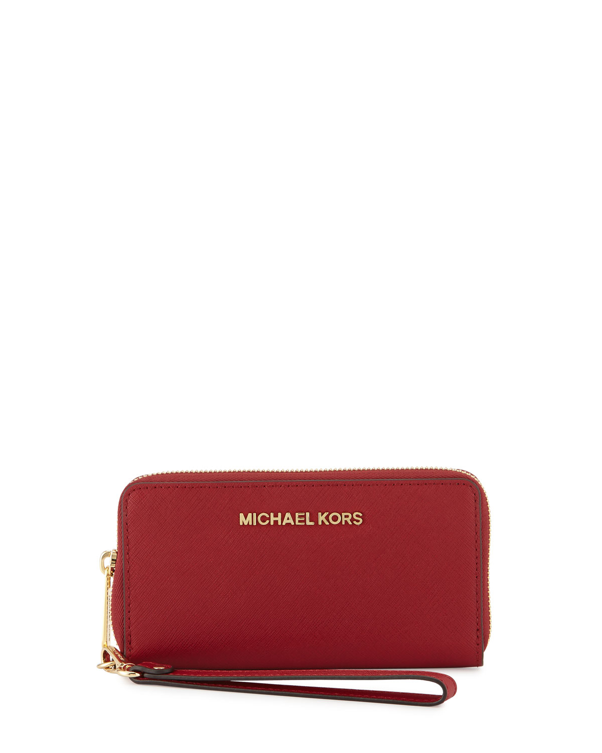 michael kors large multifunction wallet for iphone 5 5s red