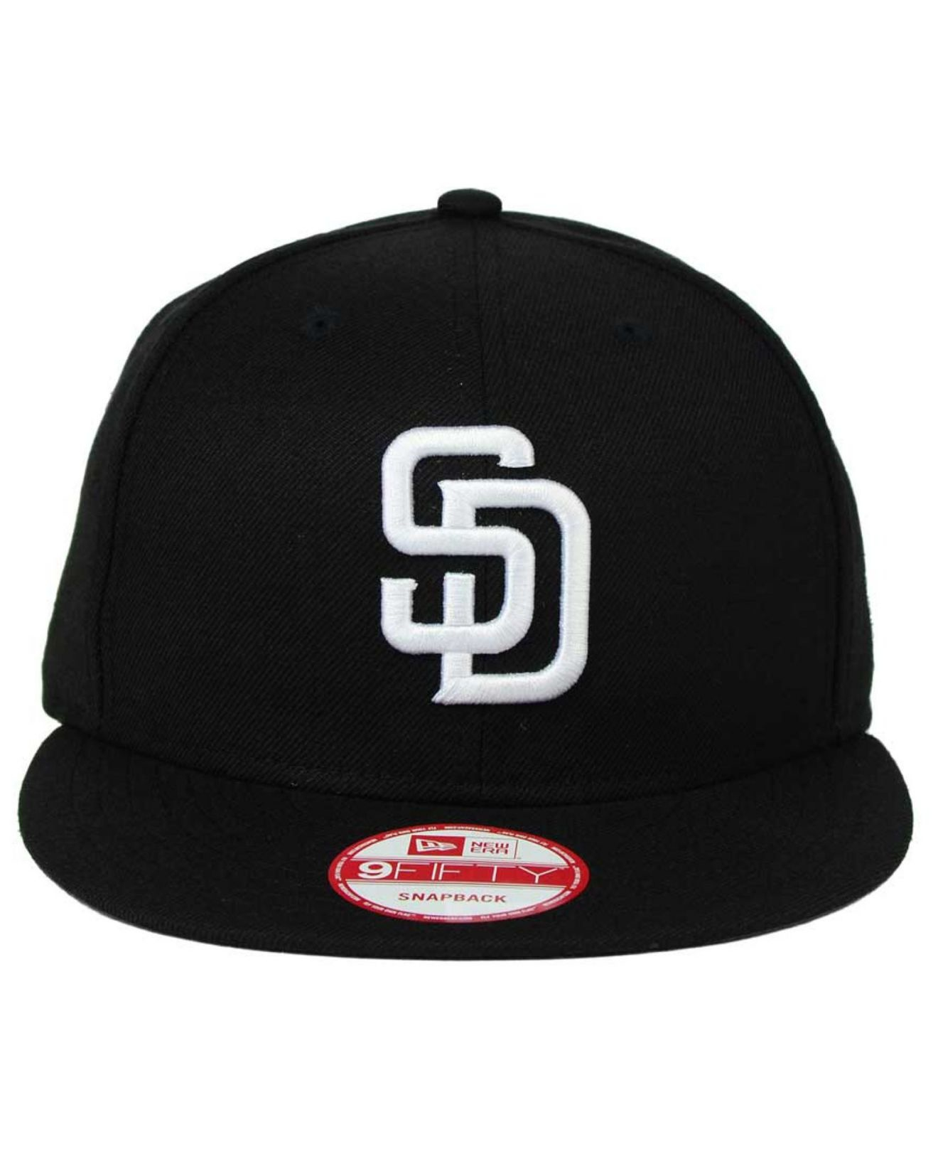san diego padres hat black and white