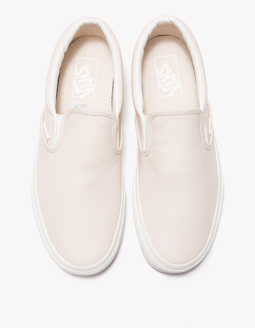Lyst - Vans Classic Slip-on Leather in Pink