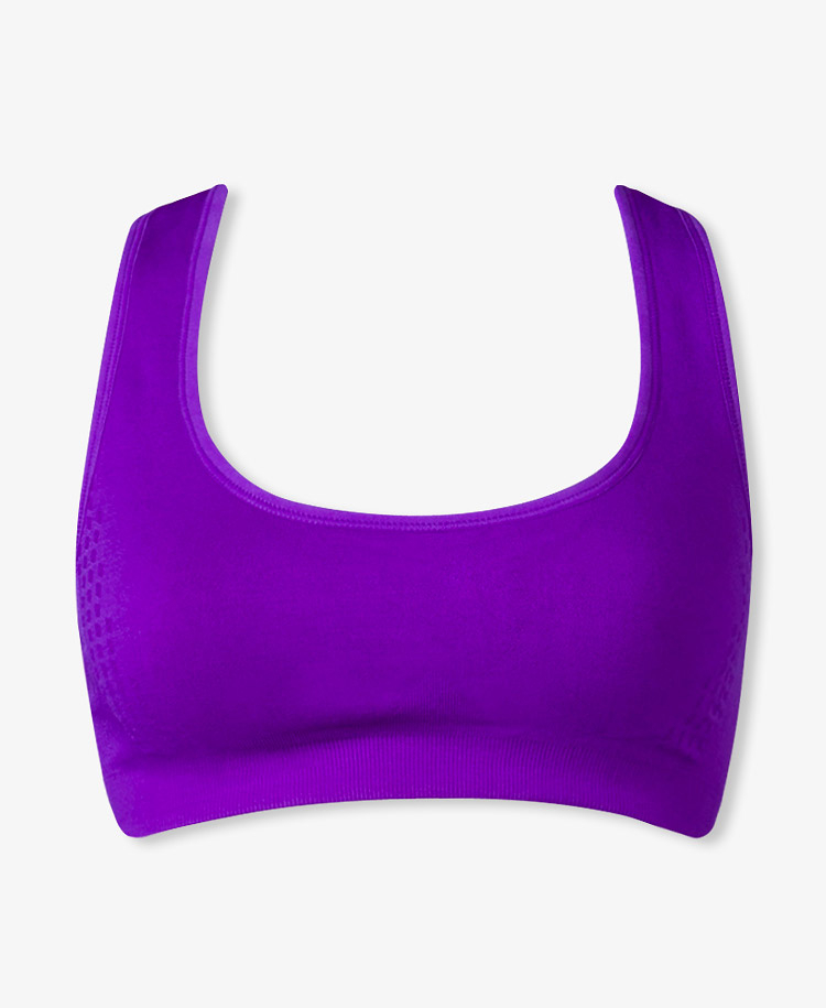 Lyst Forever 21 Low Impact Sports Bra in Purple