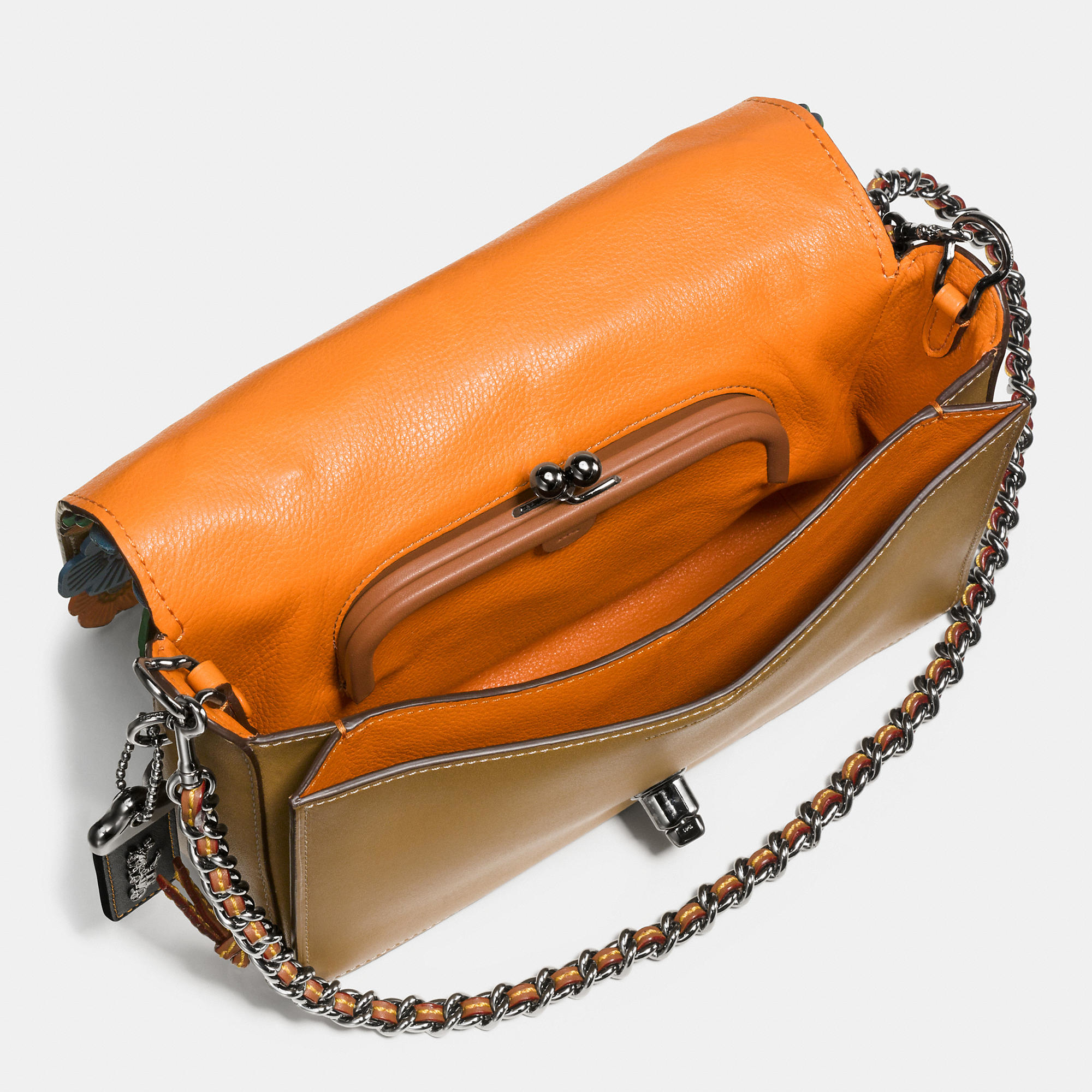 coach dinky 18 mini leather crossbody