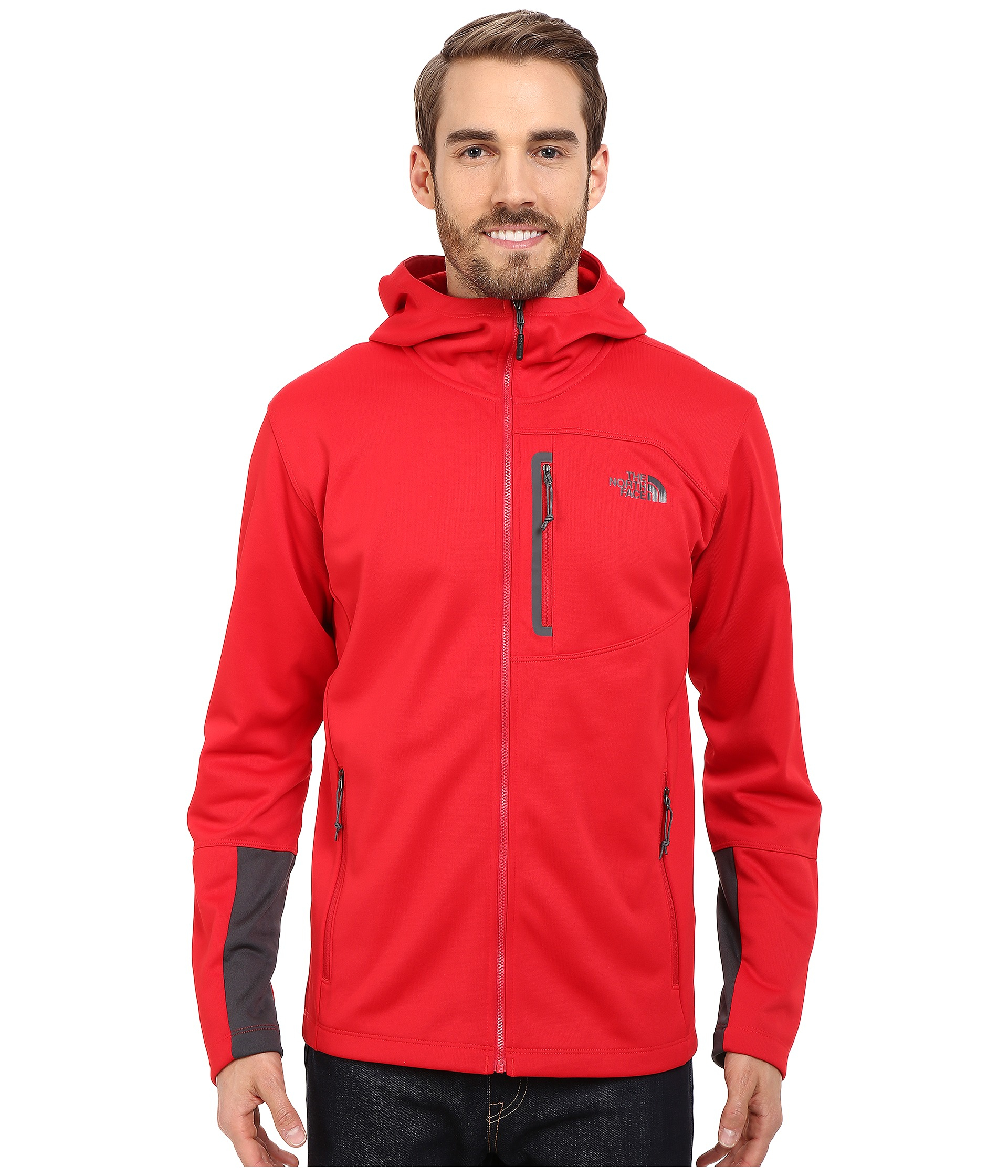 The north face 'canyonlands' Full Zip Hoodie in Red for Men Lyst