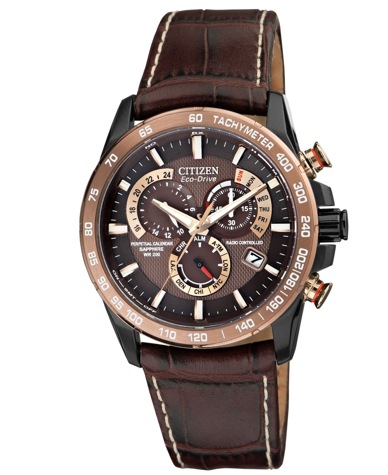citizen watch leather strap