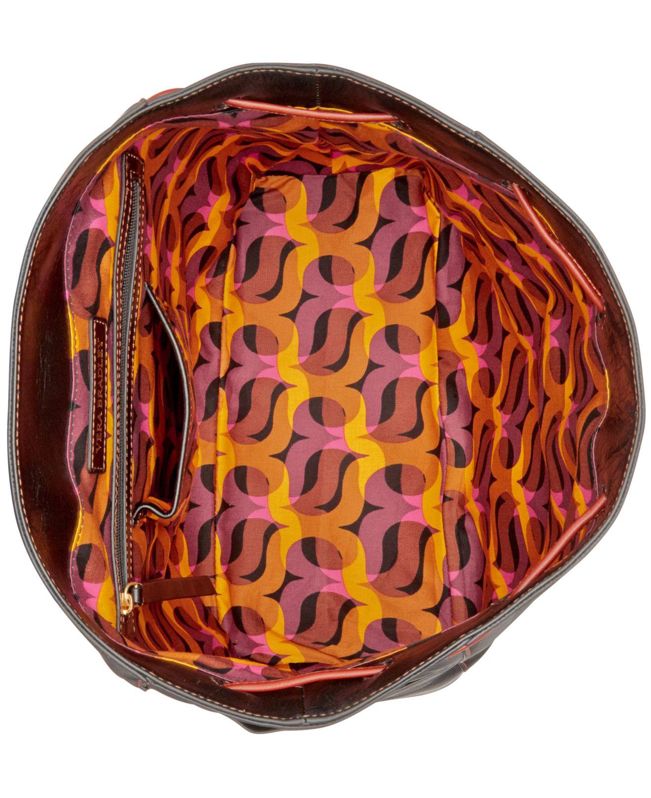 Vera bradley Big Sky Leather Backpack in Black Lyst