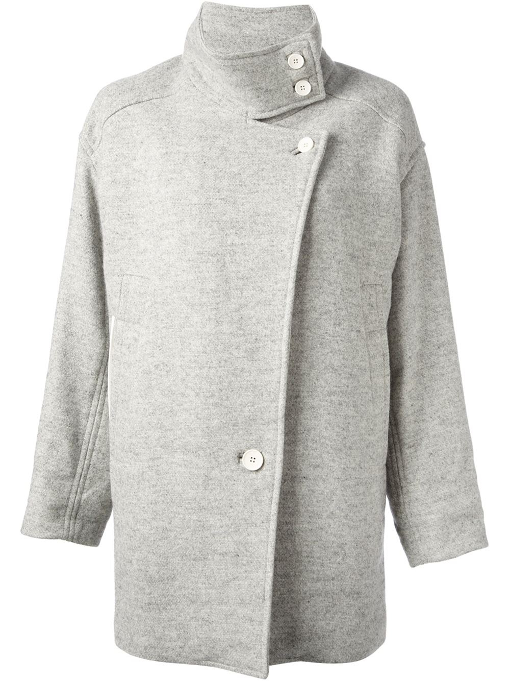 Lyst - Iro 'Chloane' Cocoon Coat in Gray