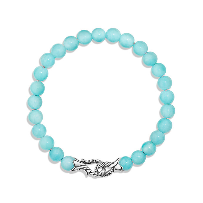 David yurman Spiritual Beads Bracelet With Amazonite in Blue (AMAZONITE