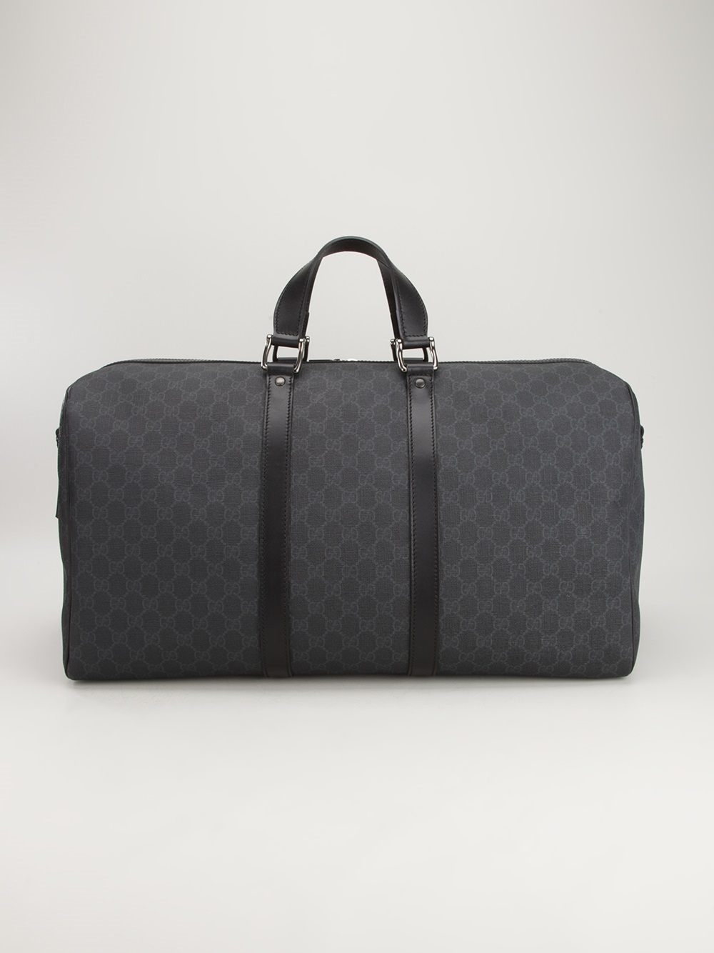 grey holdall bag