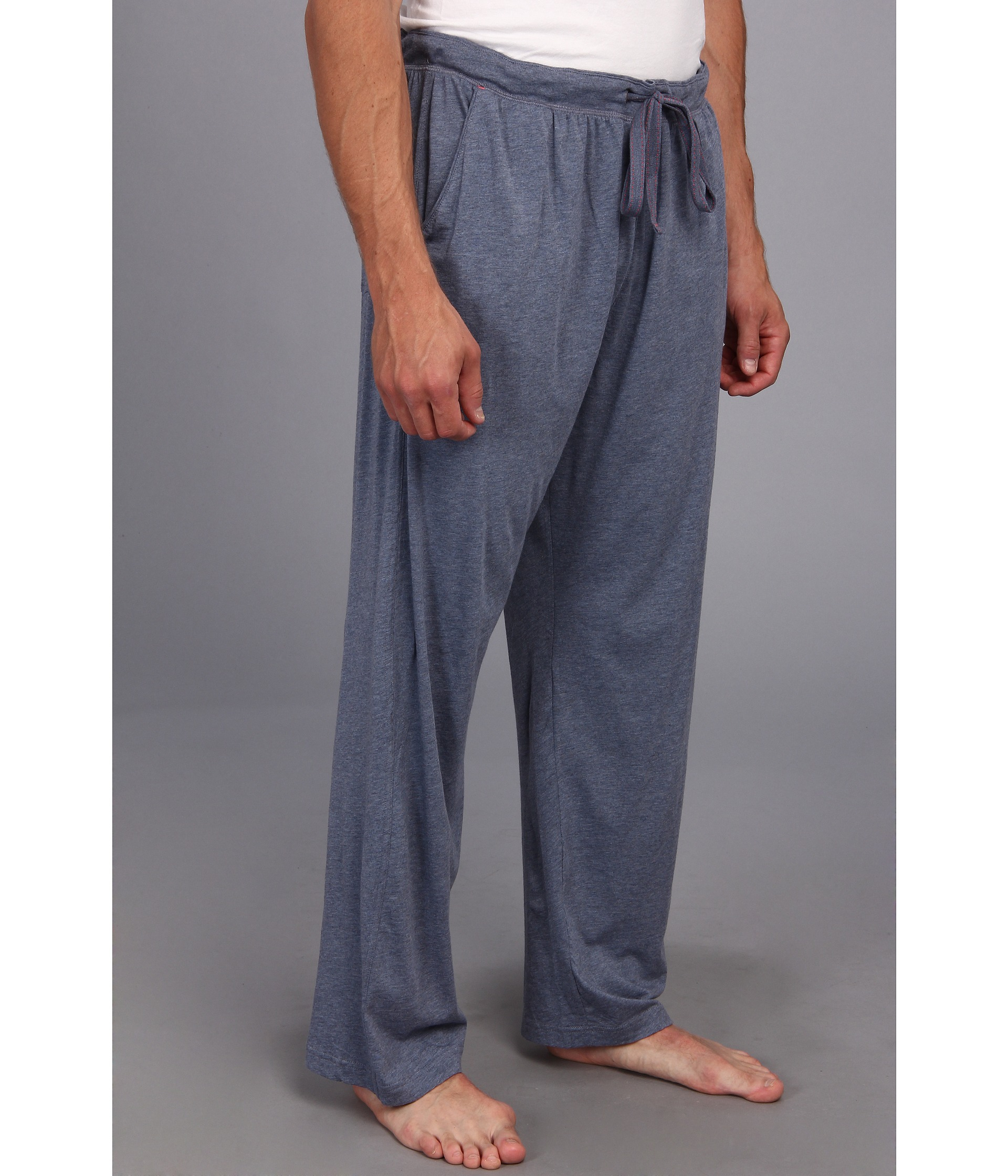 blue jean pajama pants