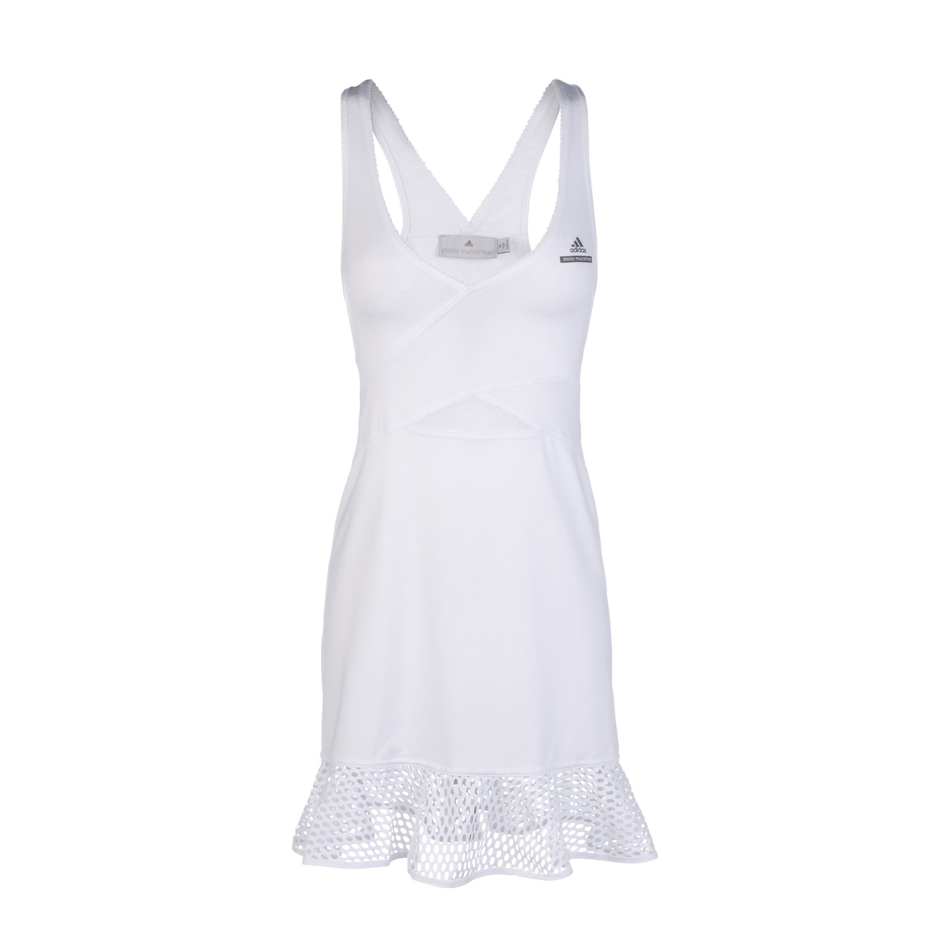 Adidas by stella mccartney White Barricade Tennis Dress in White | Lyst