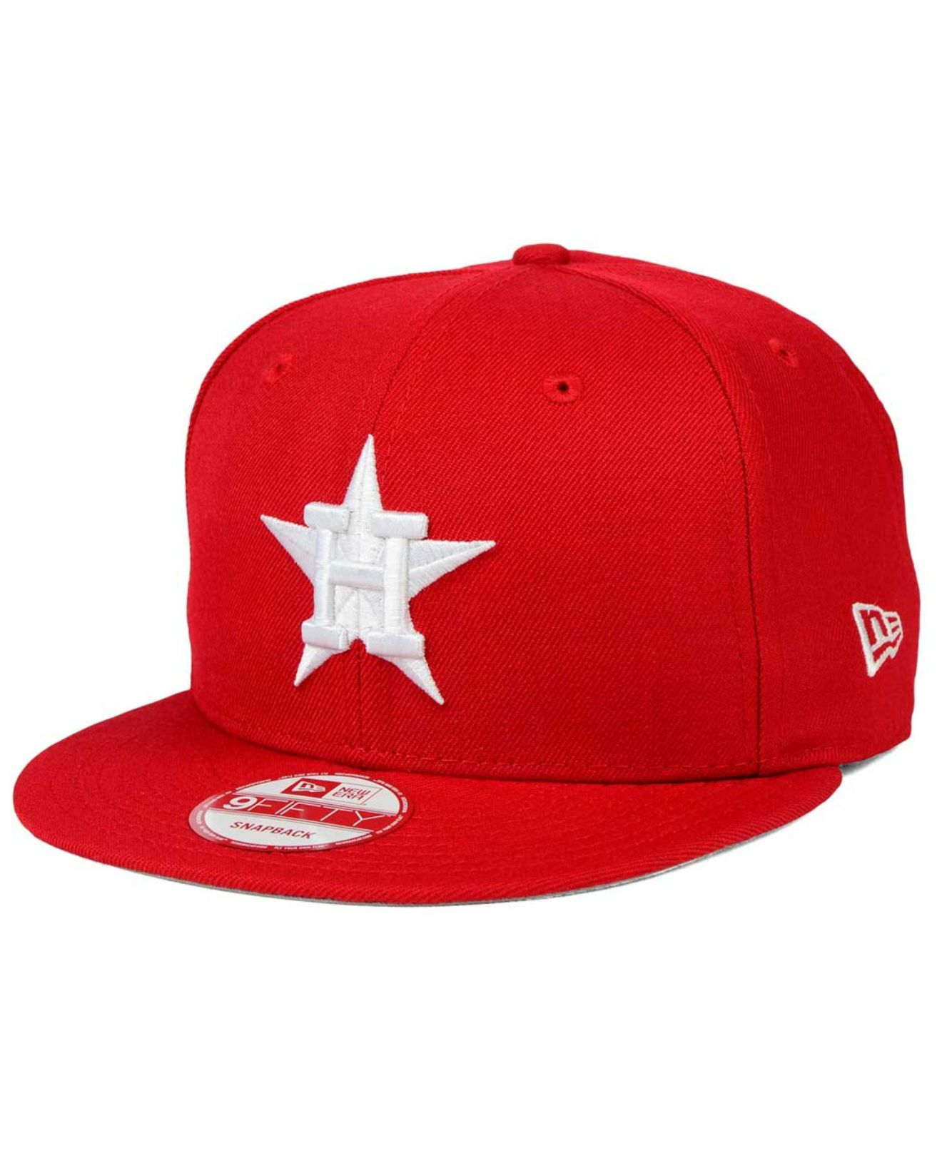 KTZ Houston Astros C-dub 9fifty Snapback Cap in Red - Lyst