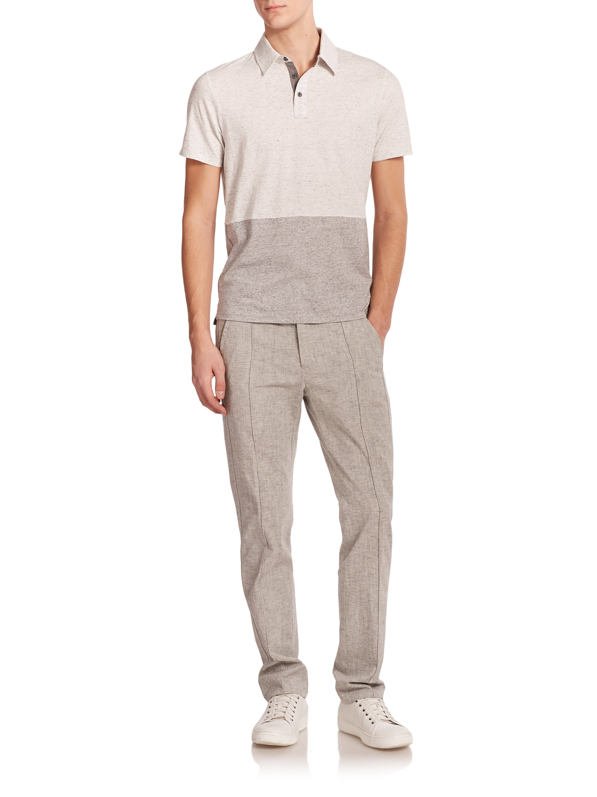 track cotton pants