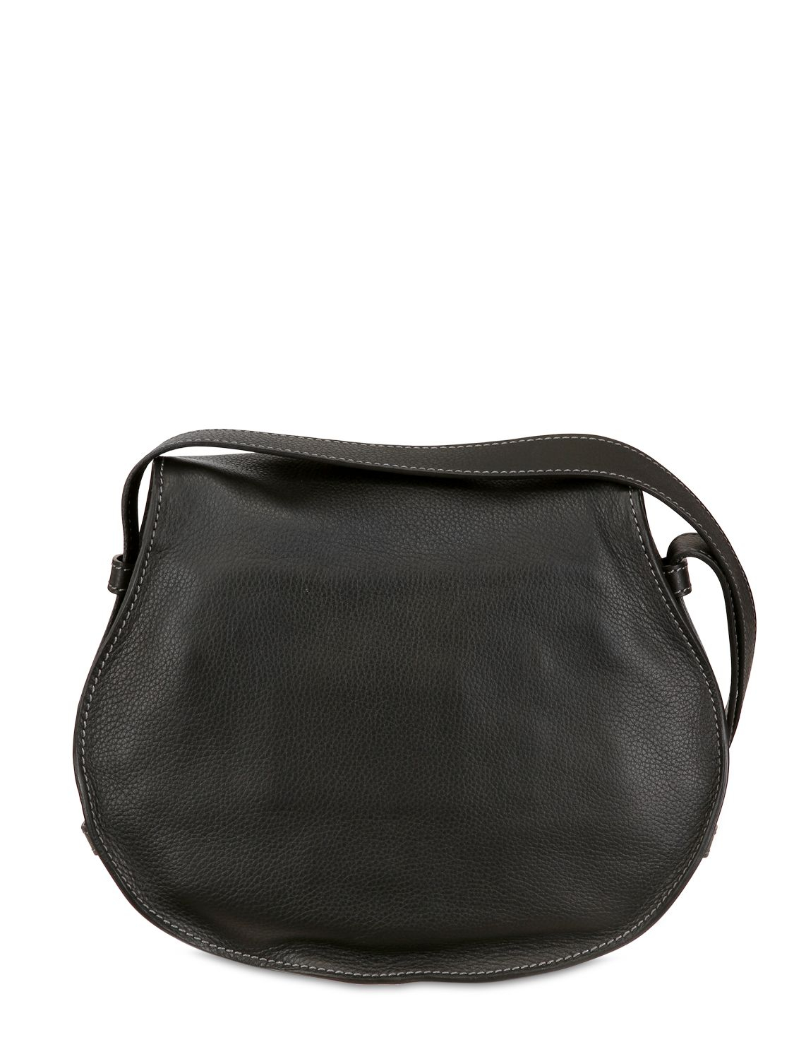 chloé marcie small saddle bag black