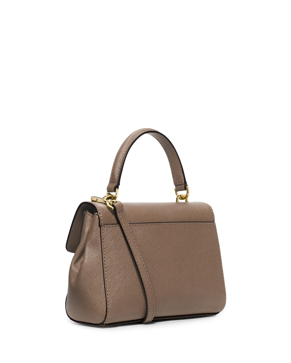 MICHAEL Michael Kors Ava Extra-Small Cross-Body Bag in Brown - Lyst