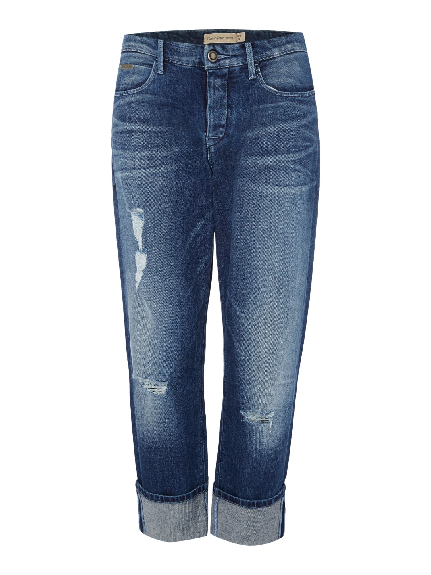 women's calvin klein boyfriend jeans