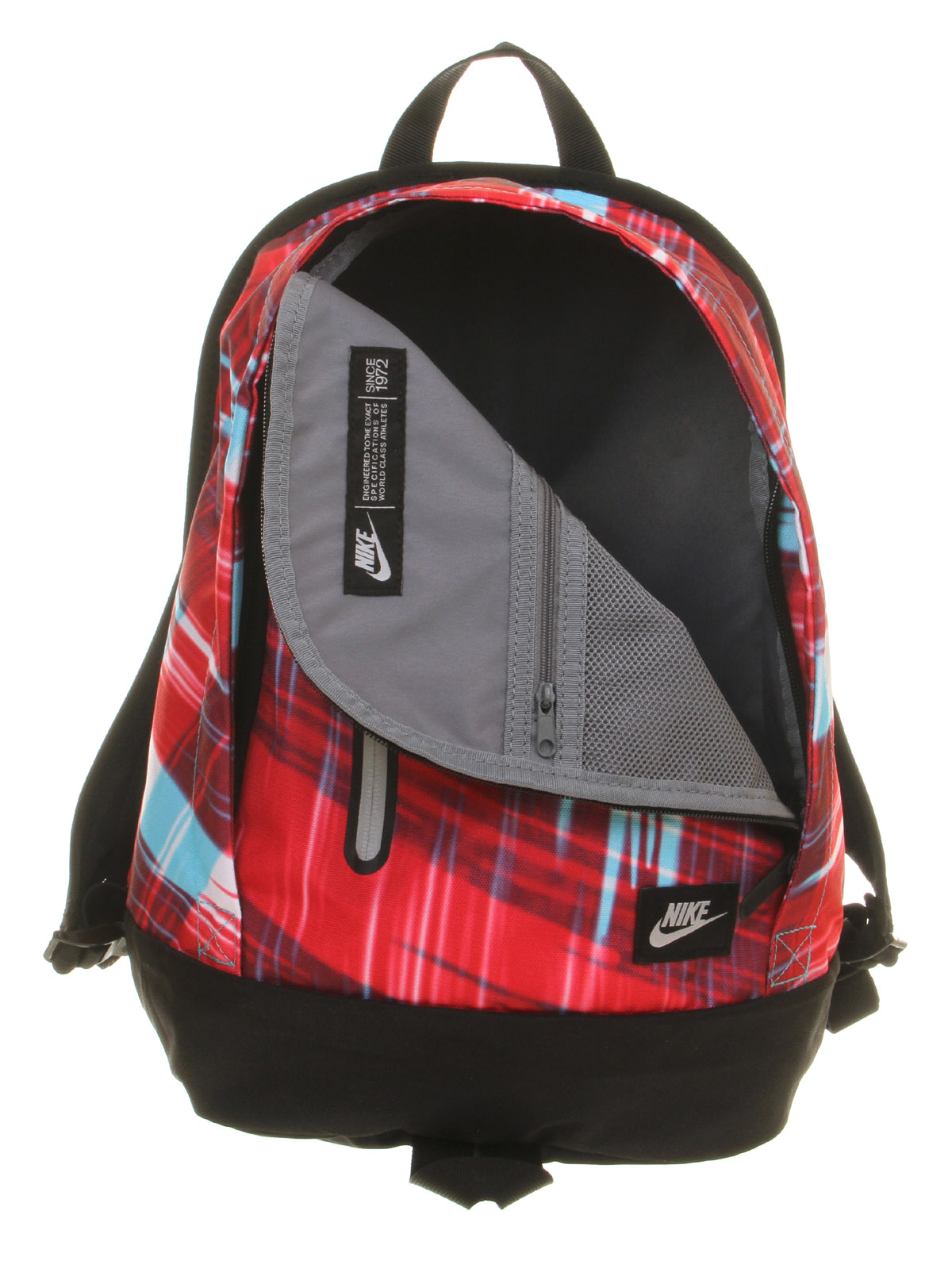 nike blue and red backpack