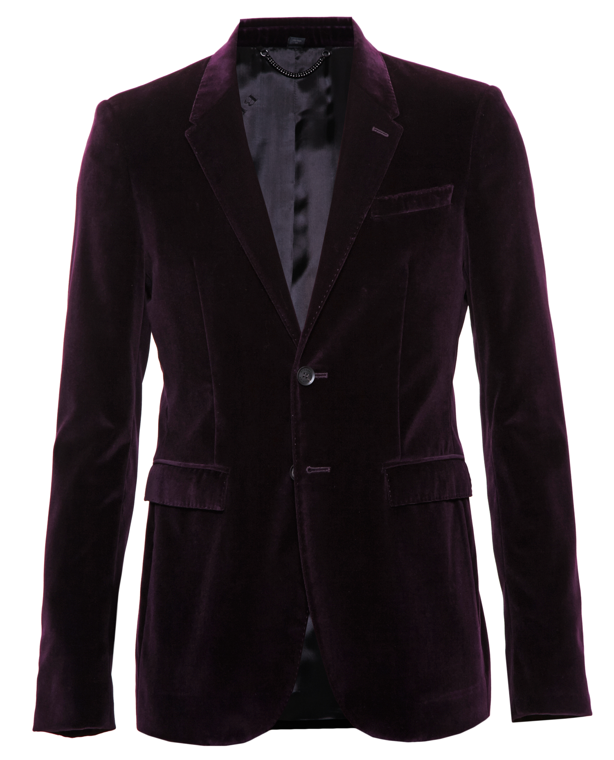 Lyst - Burberry Prorsum Velvet Jacket in Purple for Men